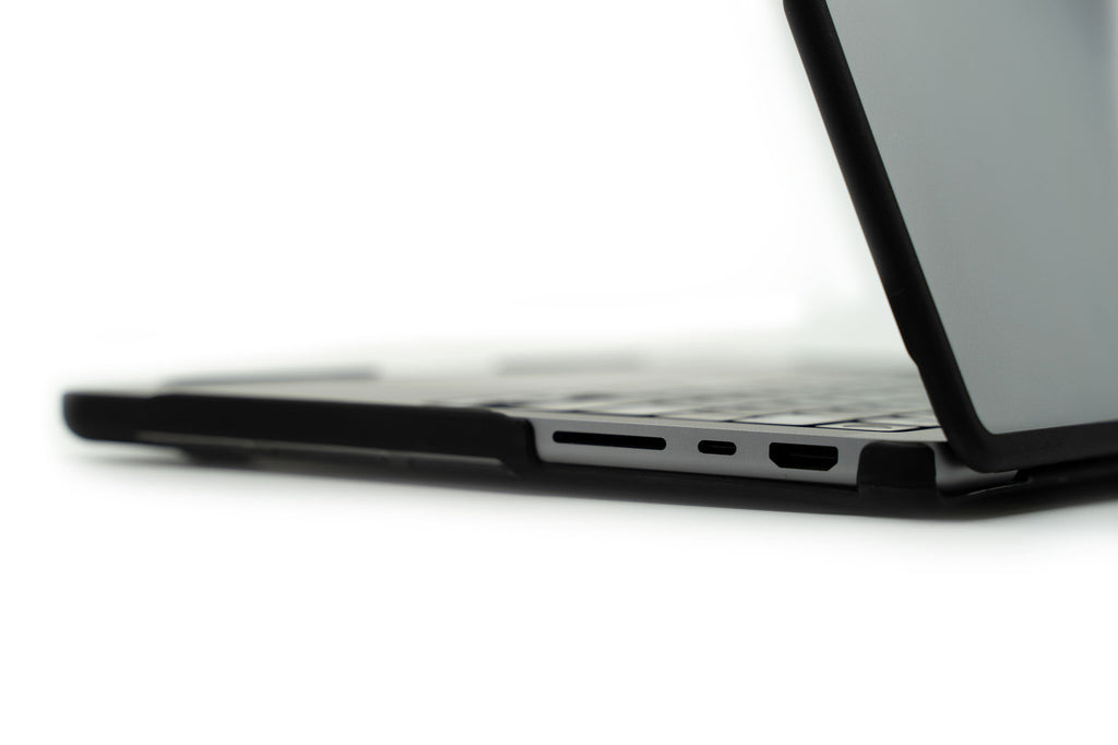 Clear Black Impact MacBook Case