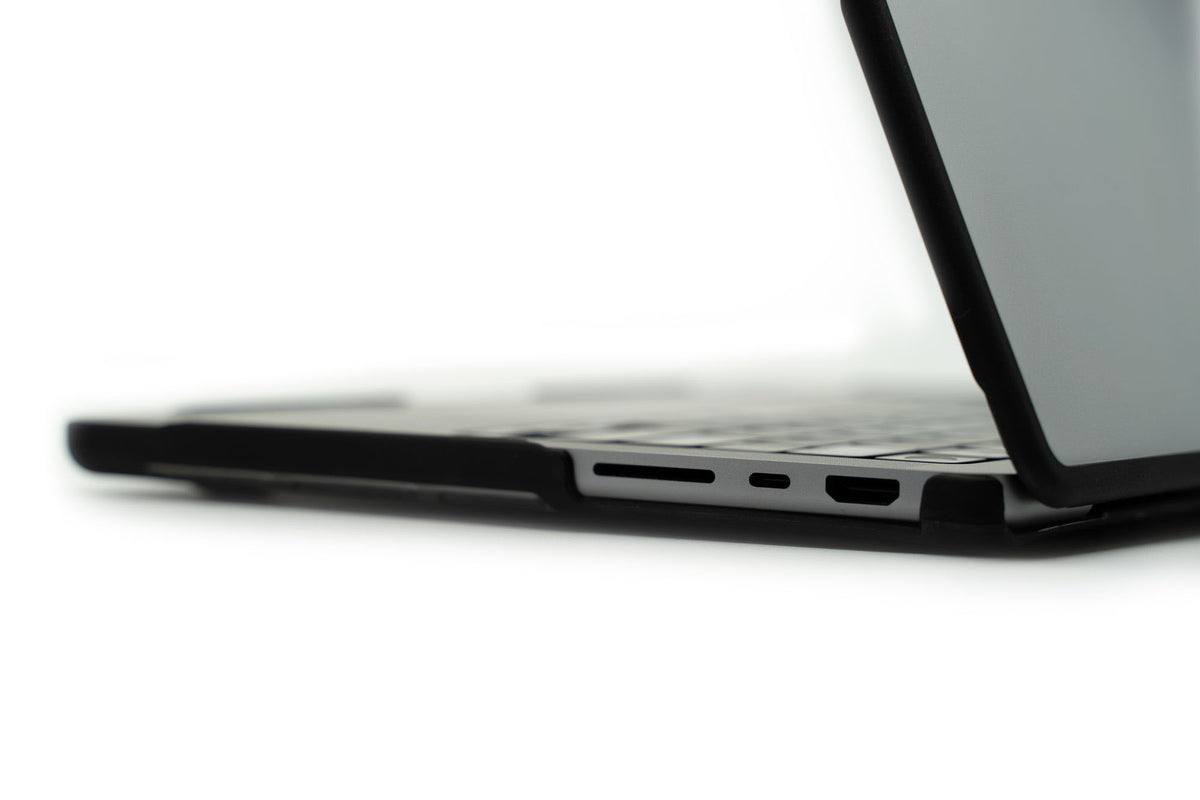 Clear Black Impact MacBook Case