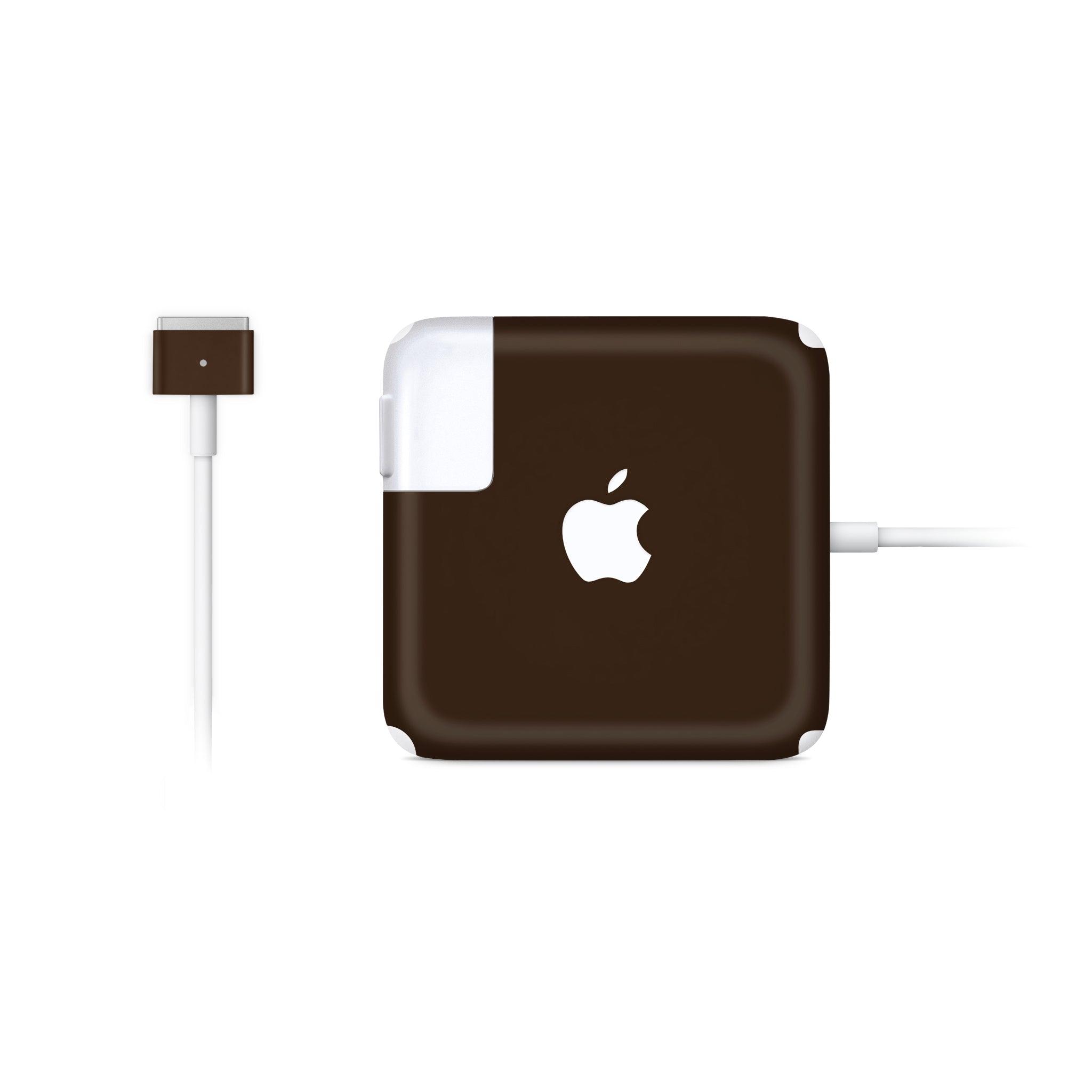 Chocolate Brown MacBook Charger Skin