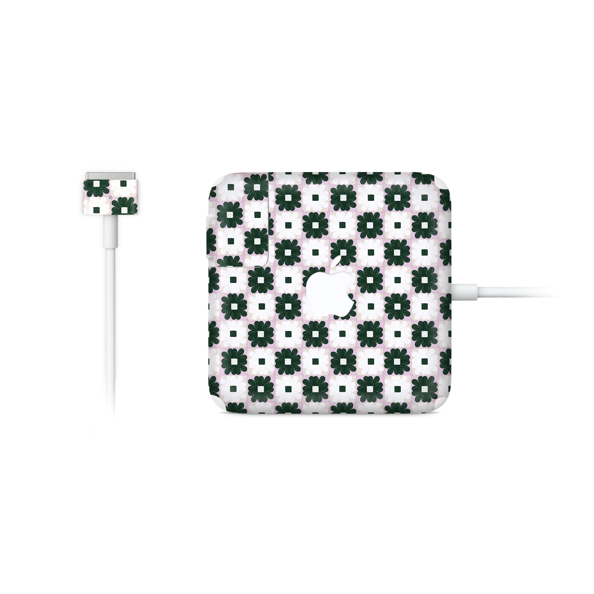 Daisy Quilt MacBook Charger Skin