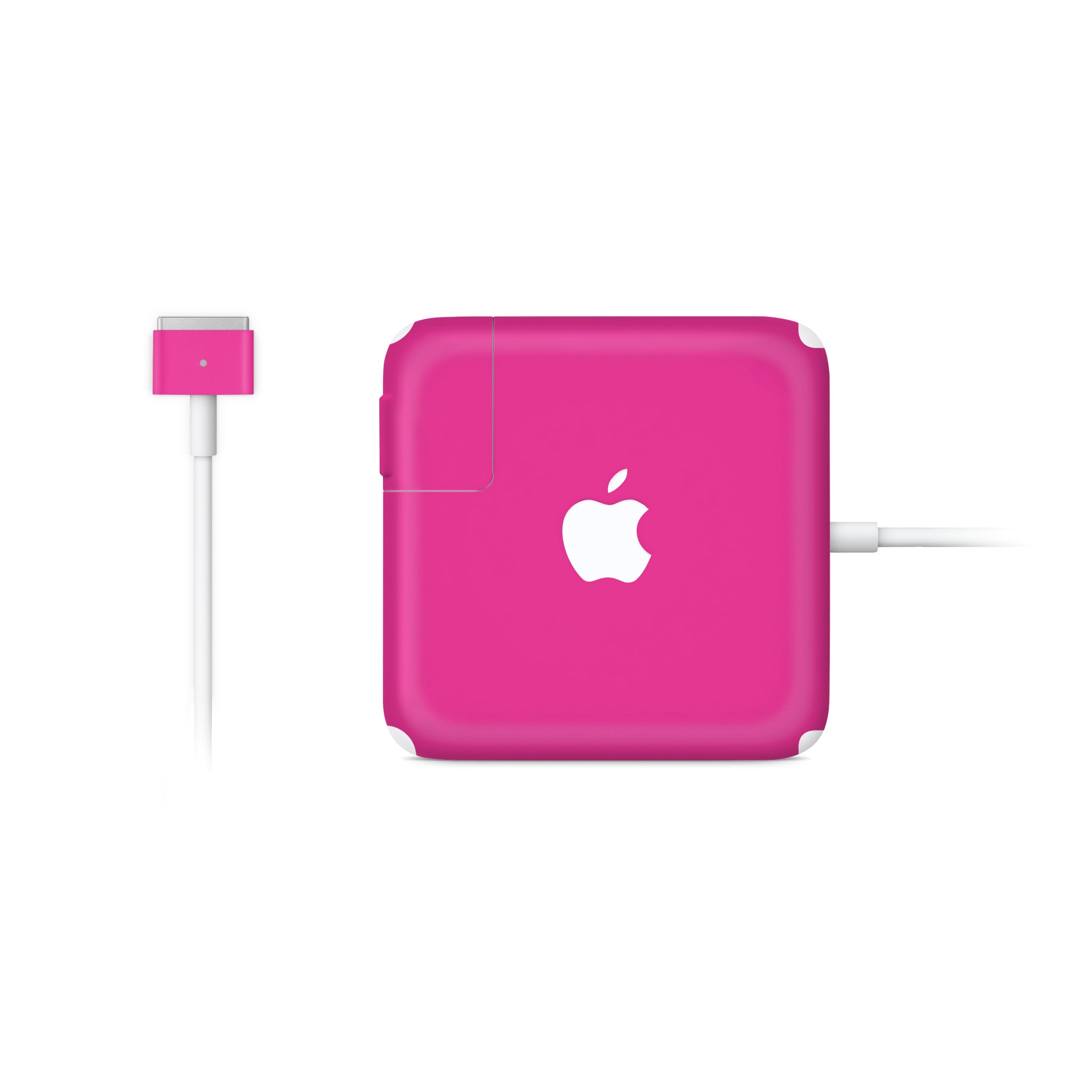Hot Pink MacBook Charger Skin