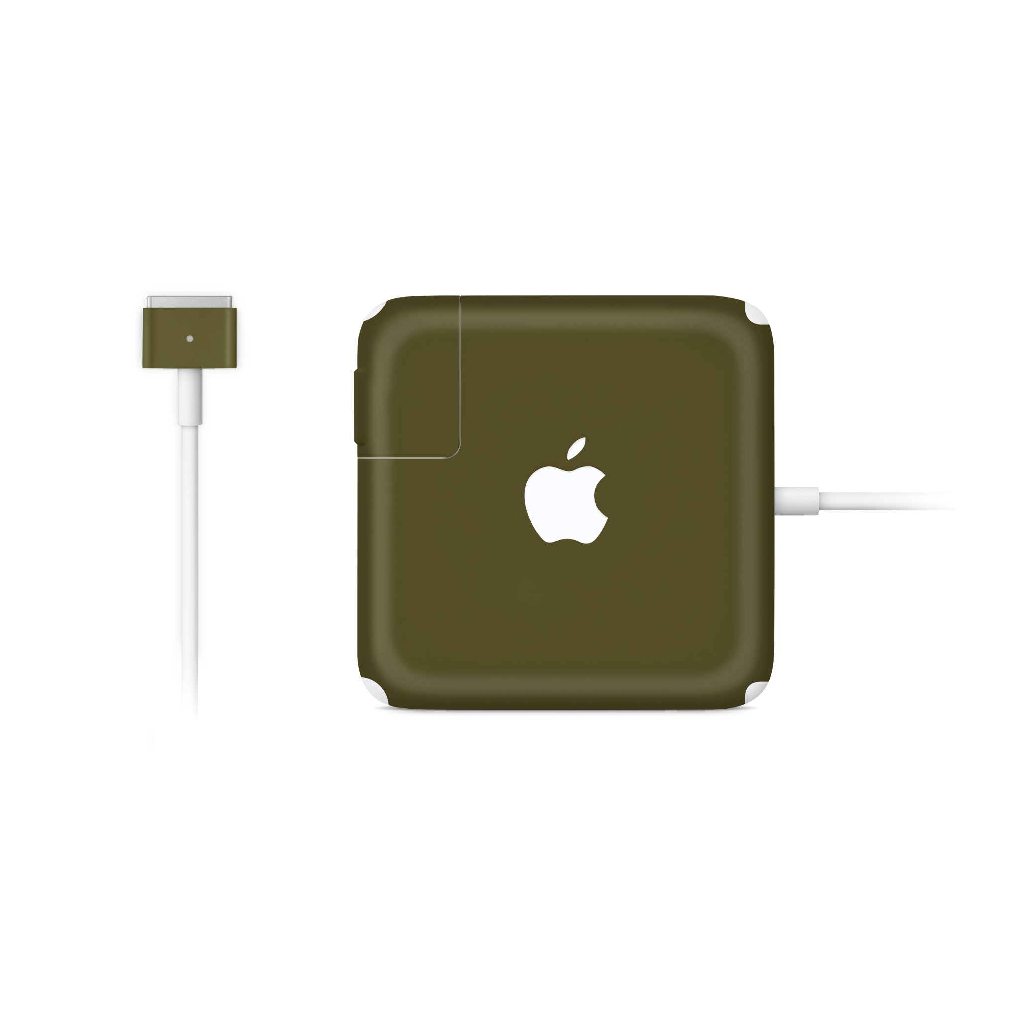 Olive Green MacBook Charger Skin
