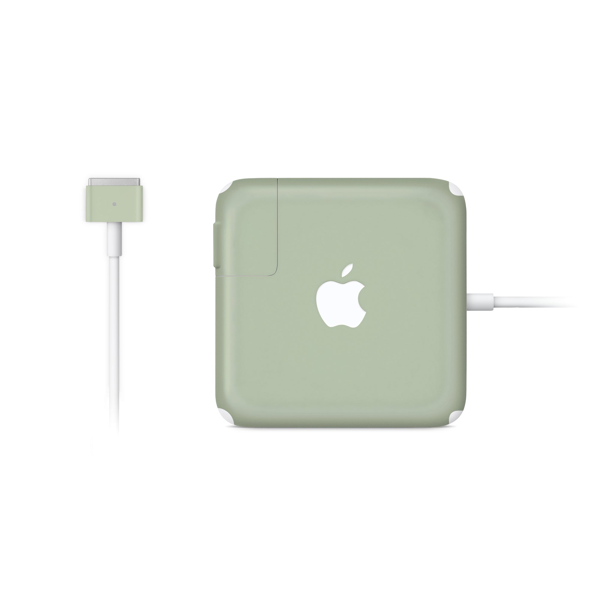 Sage Green MacBook Charger Skin