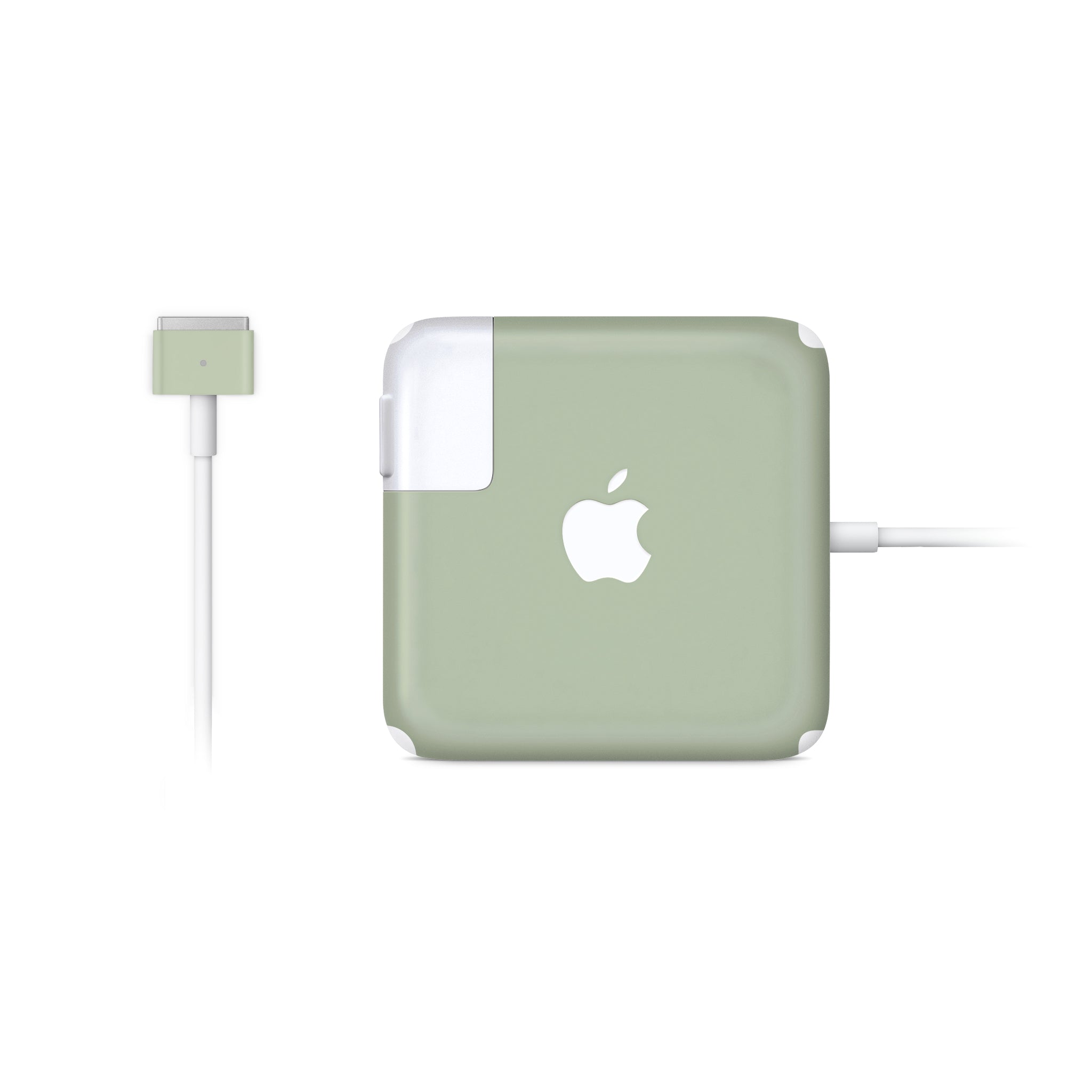 Sage Green MacBook Charger Skin