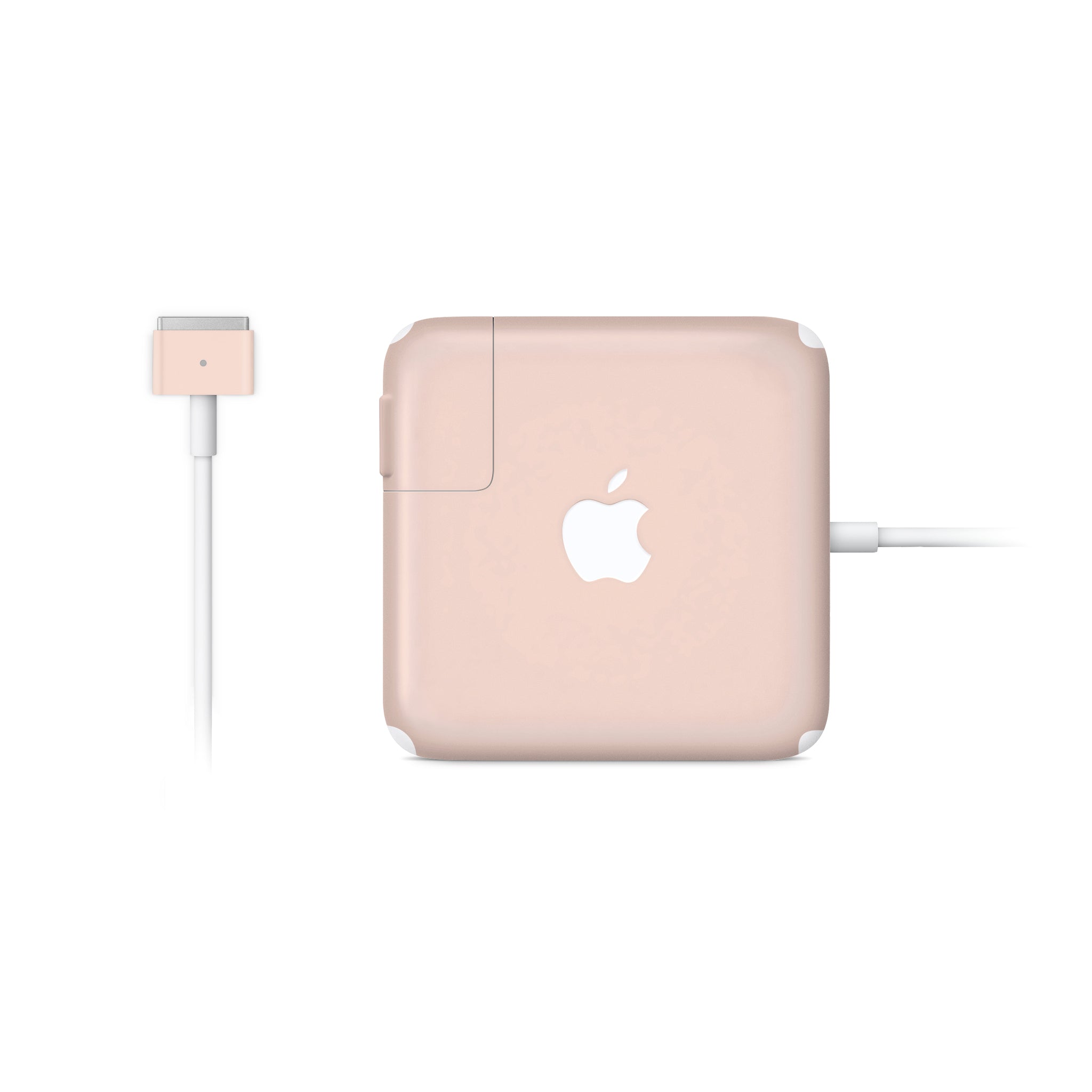 Soft Pink MacBook Charger Skin