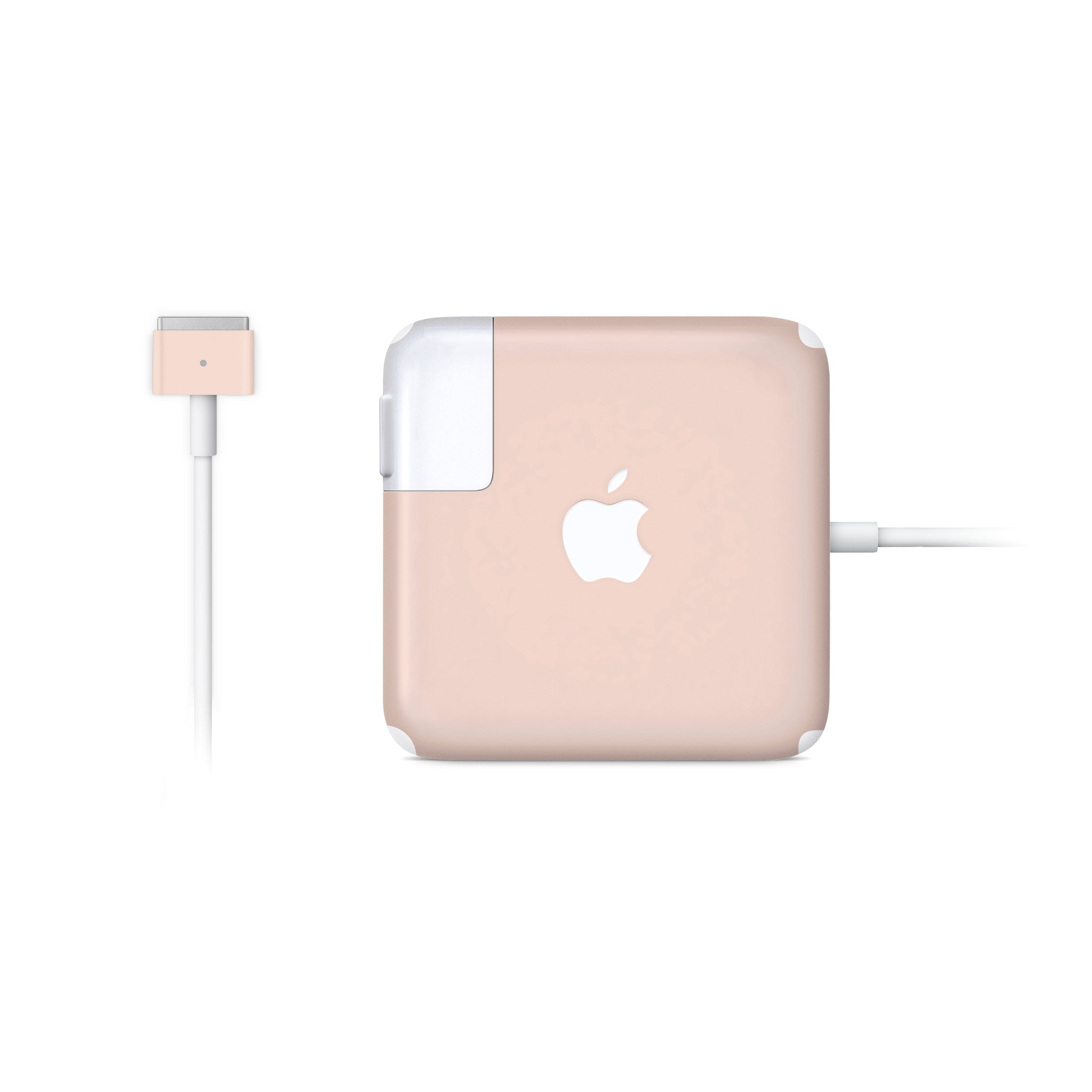 Soft Pink MacBook Charger Skin