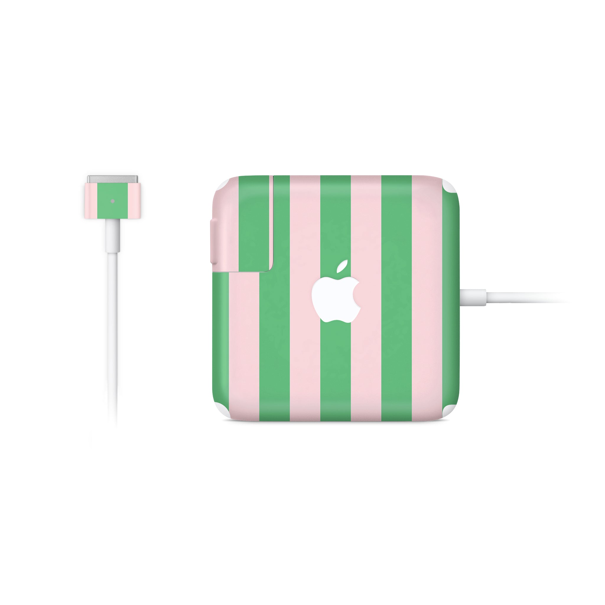 Summer Stripe MacBook Charger Skin
