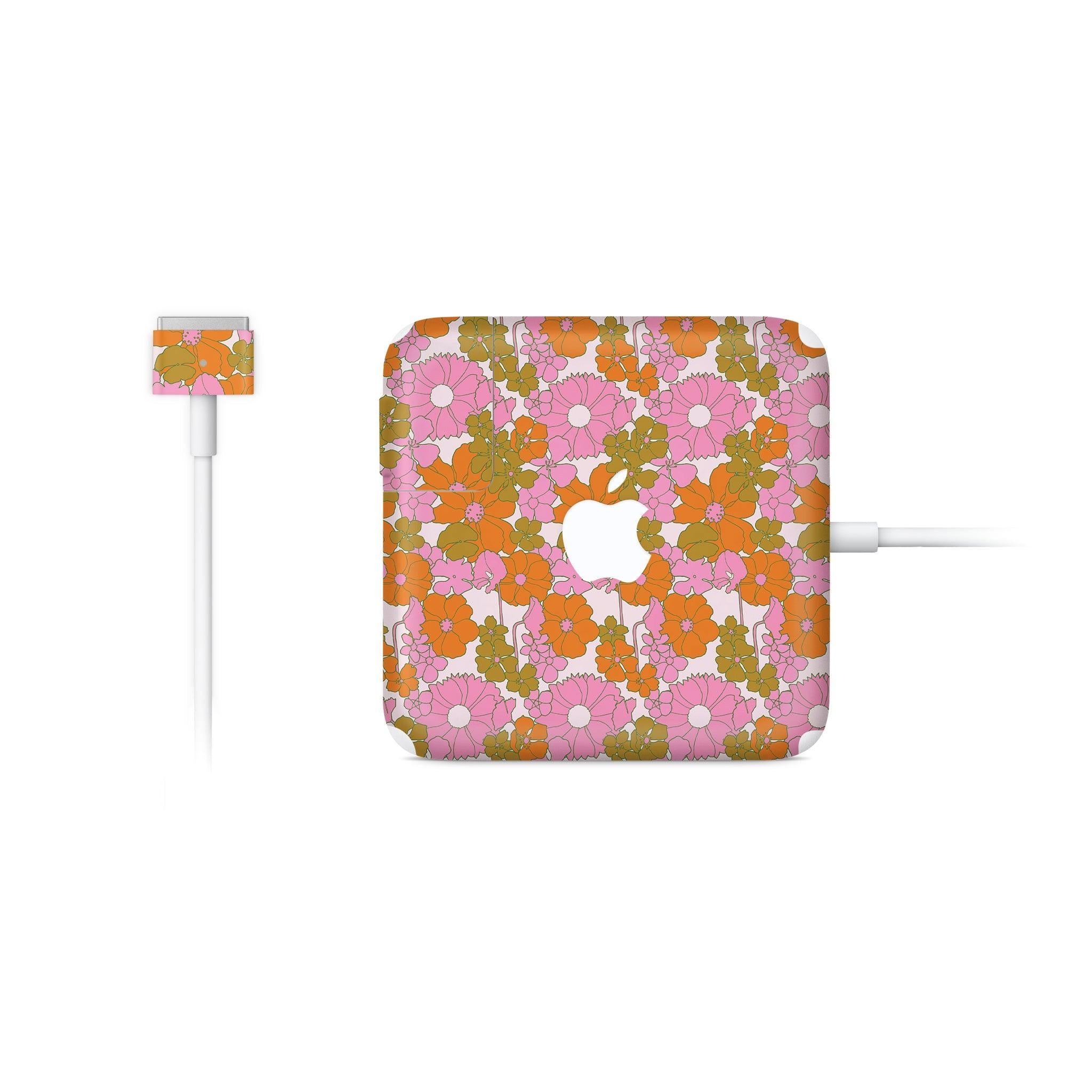 Wildflower MacBook Charger Skin