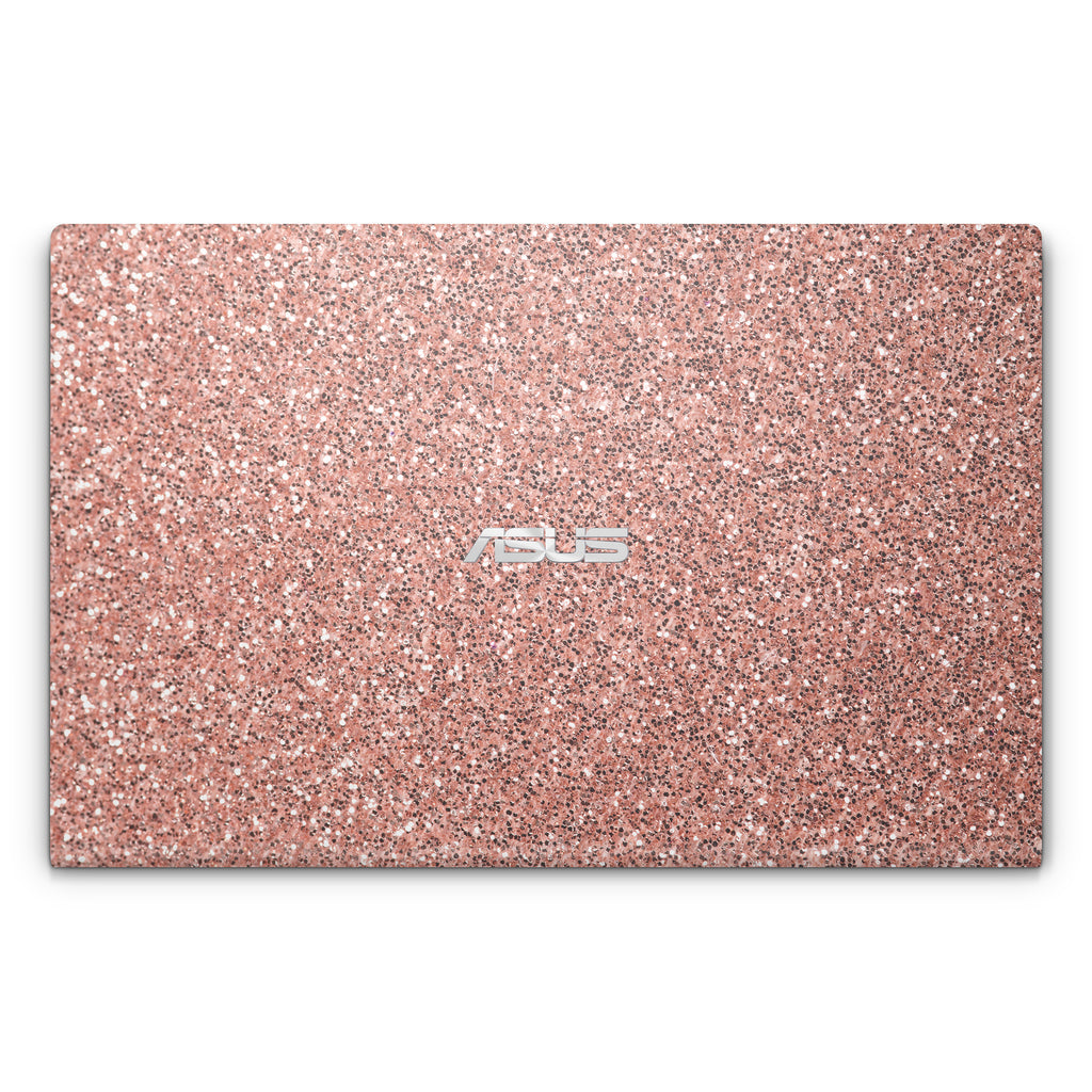 Rosé Glitter Asus Skin Top View
