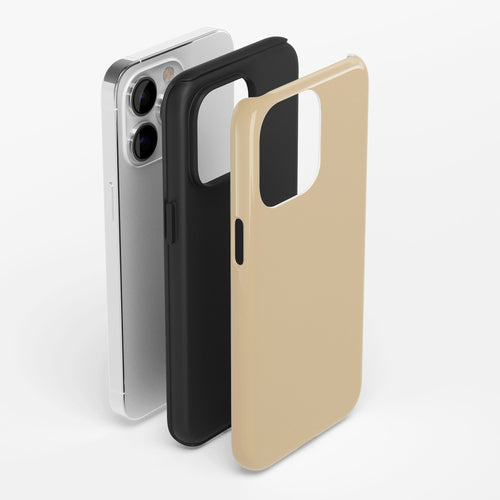 Biscuit Beige Impact iPhone Case