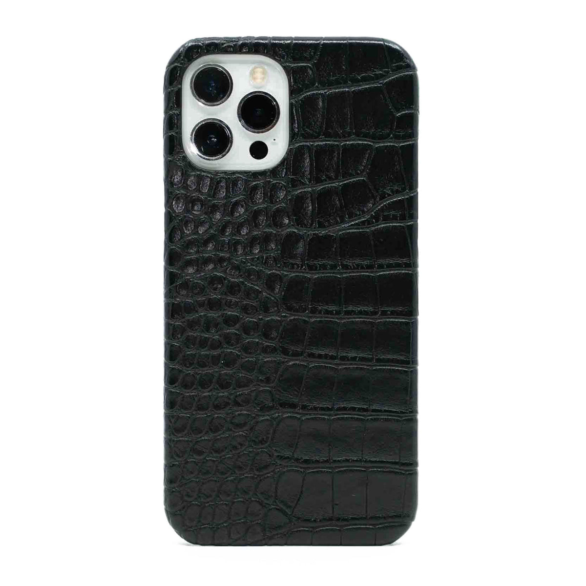 Black Crocodile iPhone Case