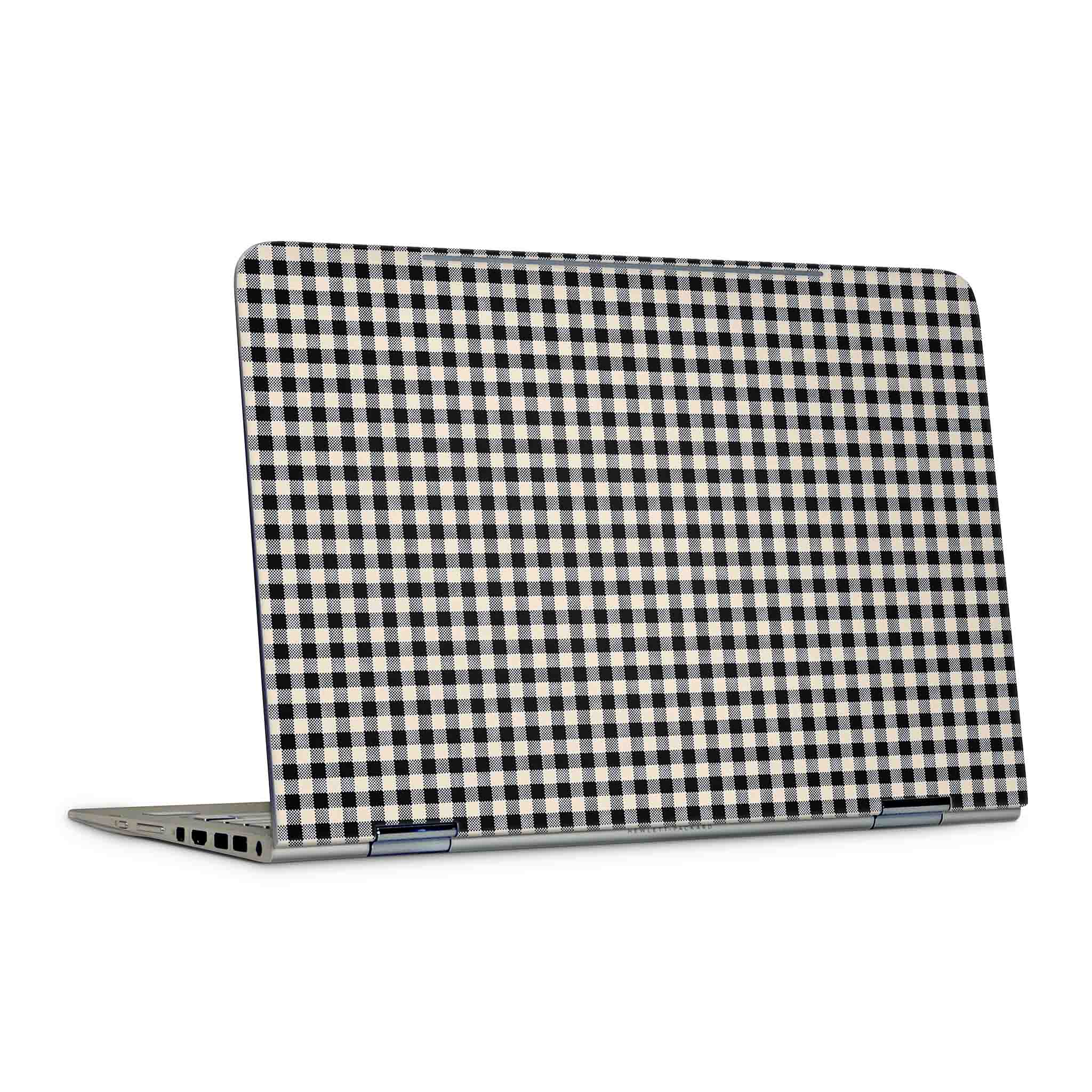 Black Gingham HP Spectre Skin