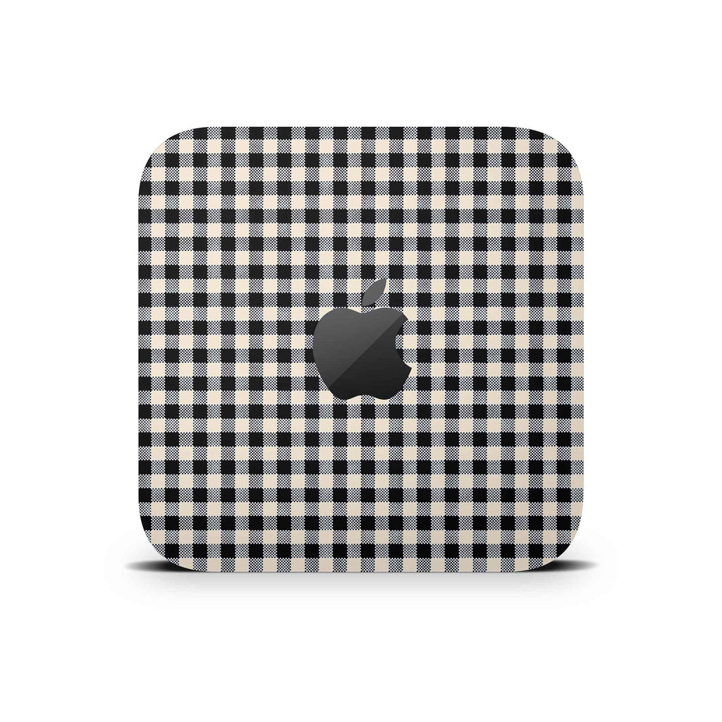 Black Gingham Mac Mini