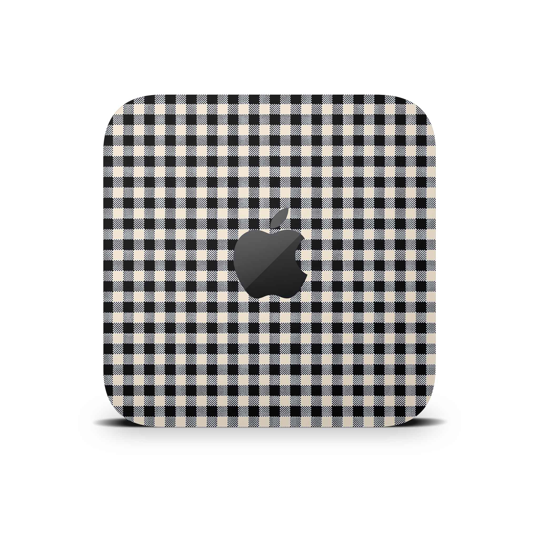 Black Gingham Mac Mini