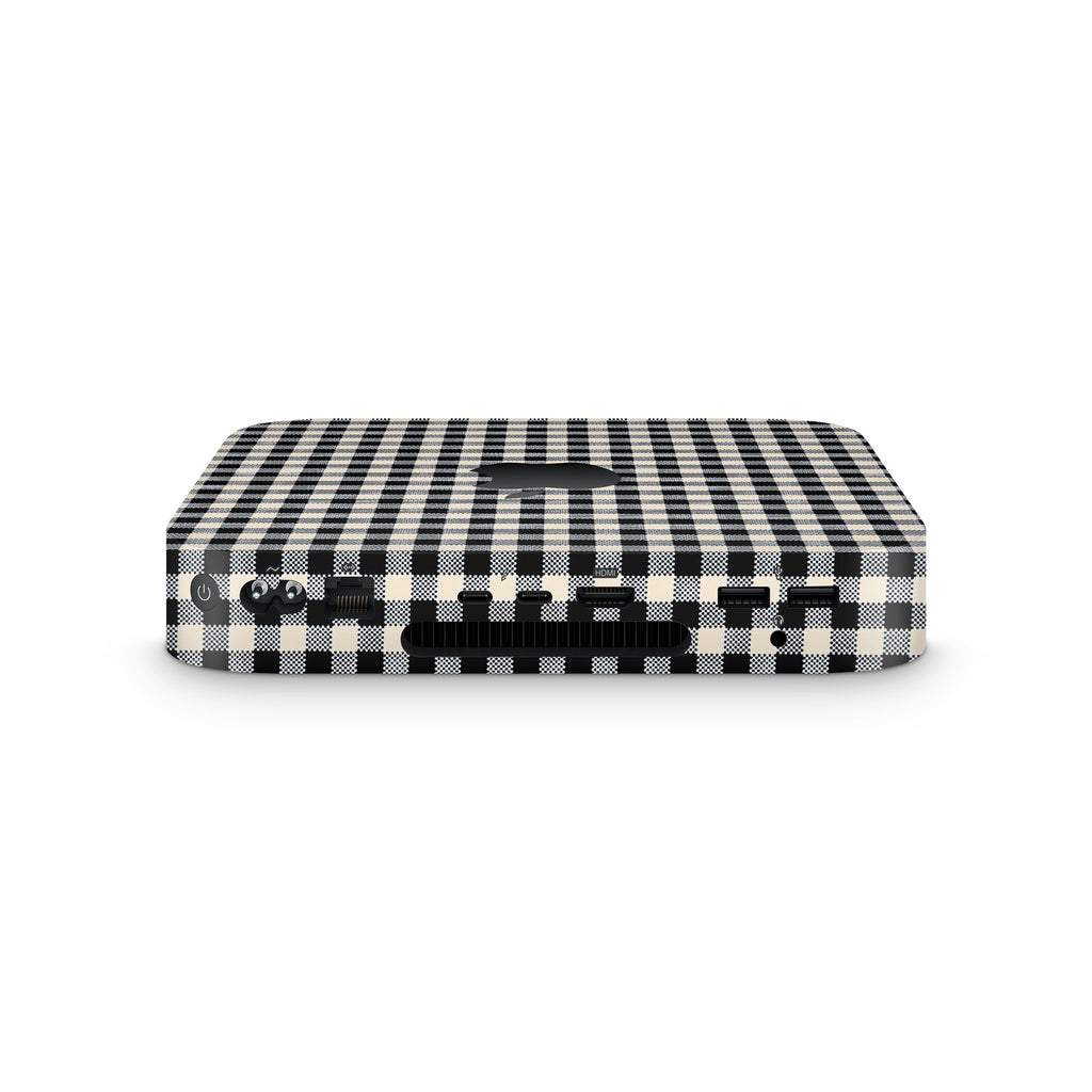 Black Gingham Mac Mini