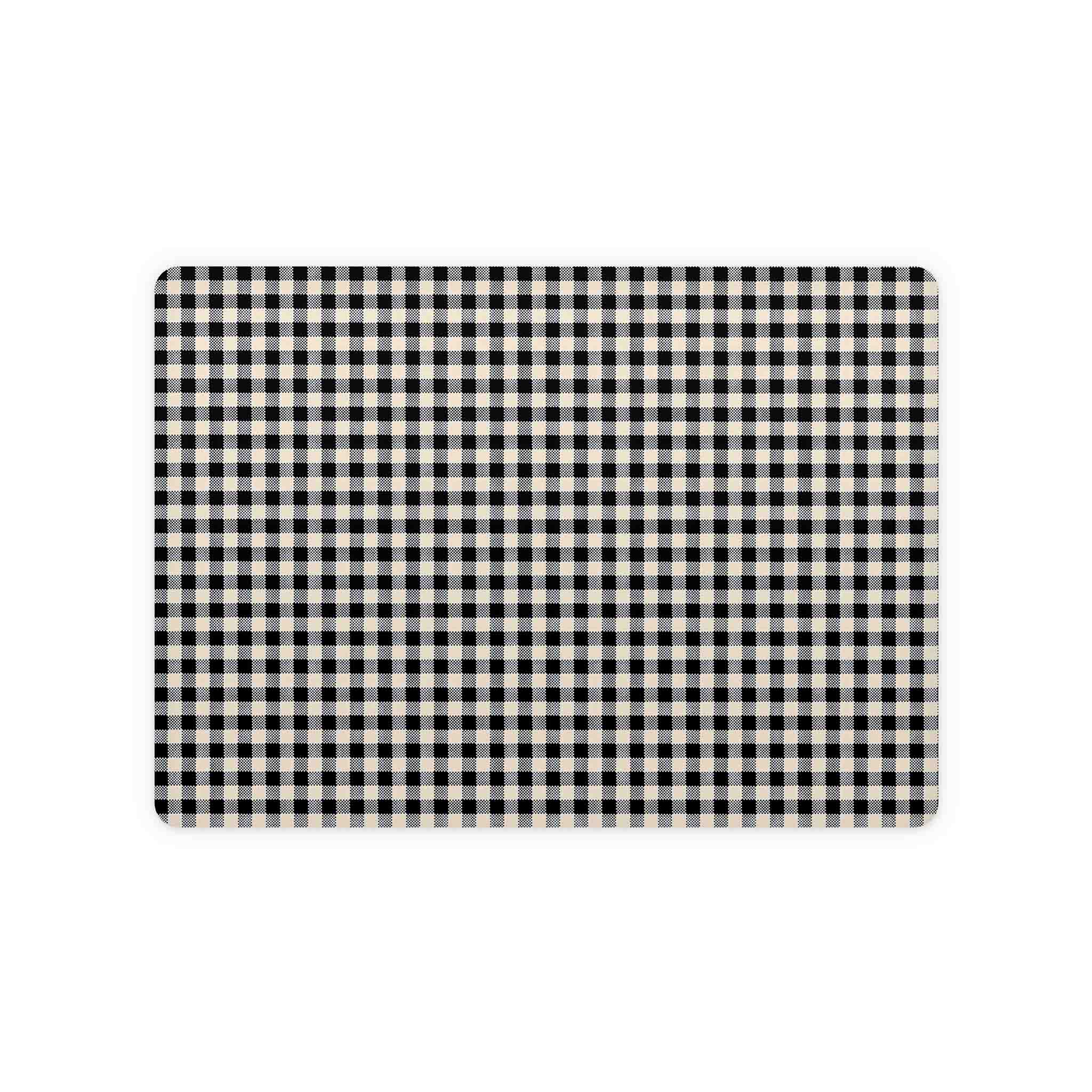 Black Gingham Magic Trackpad Skin