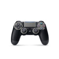 Black Gingham Playstation 4 Controller Skin