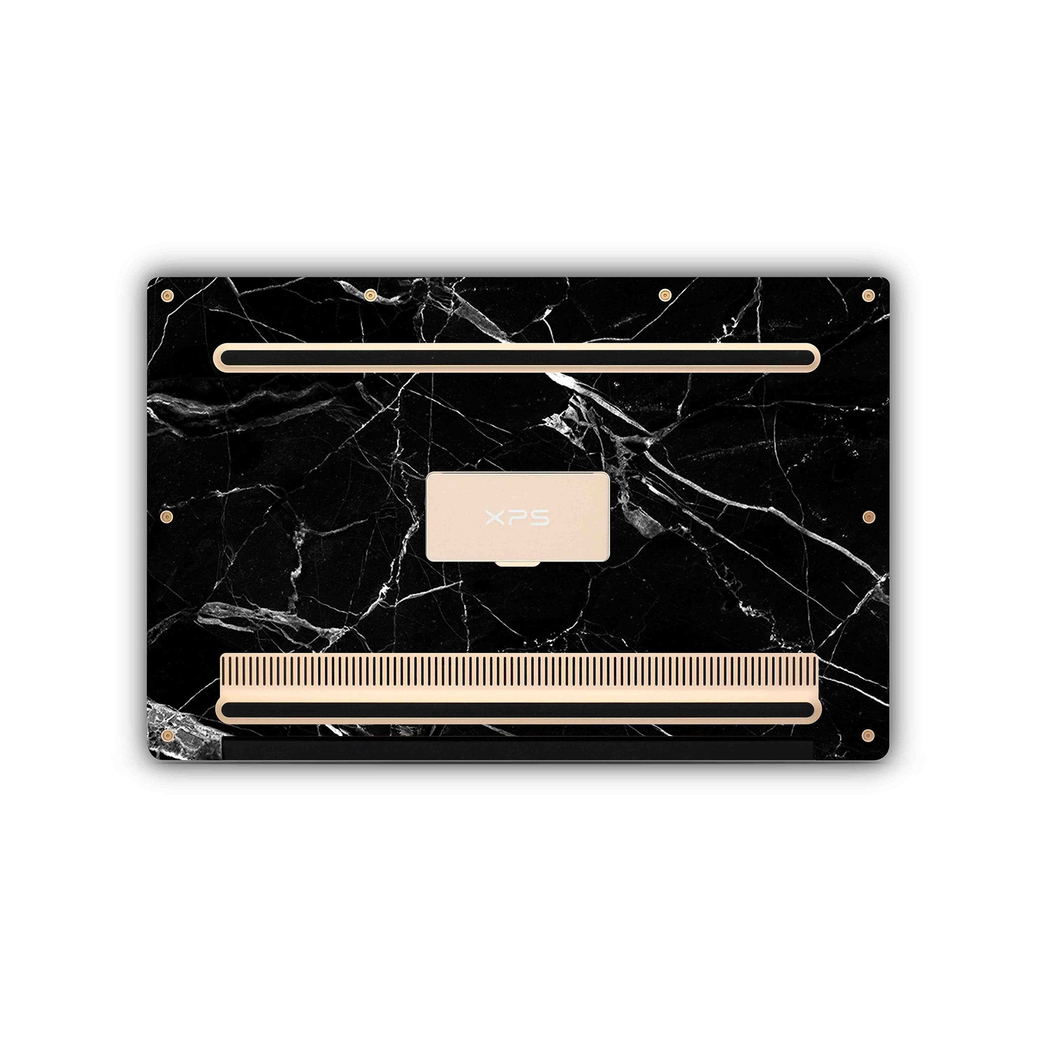black hyper marble dell skin bottom view