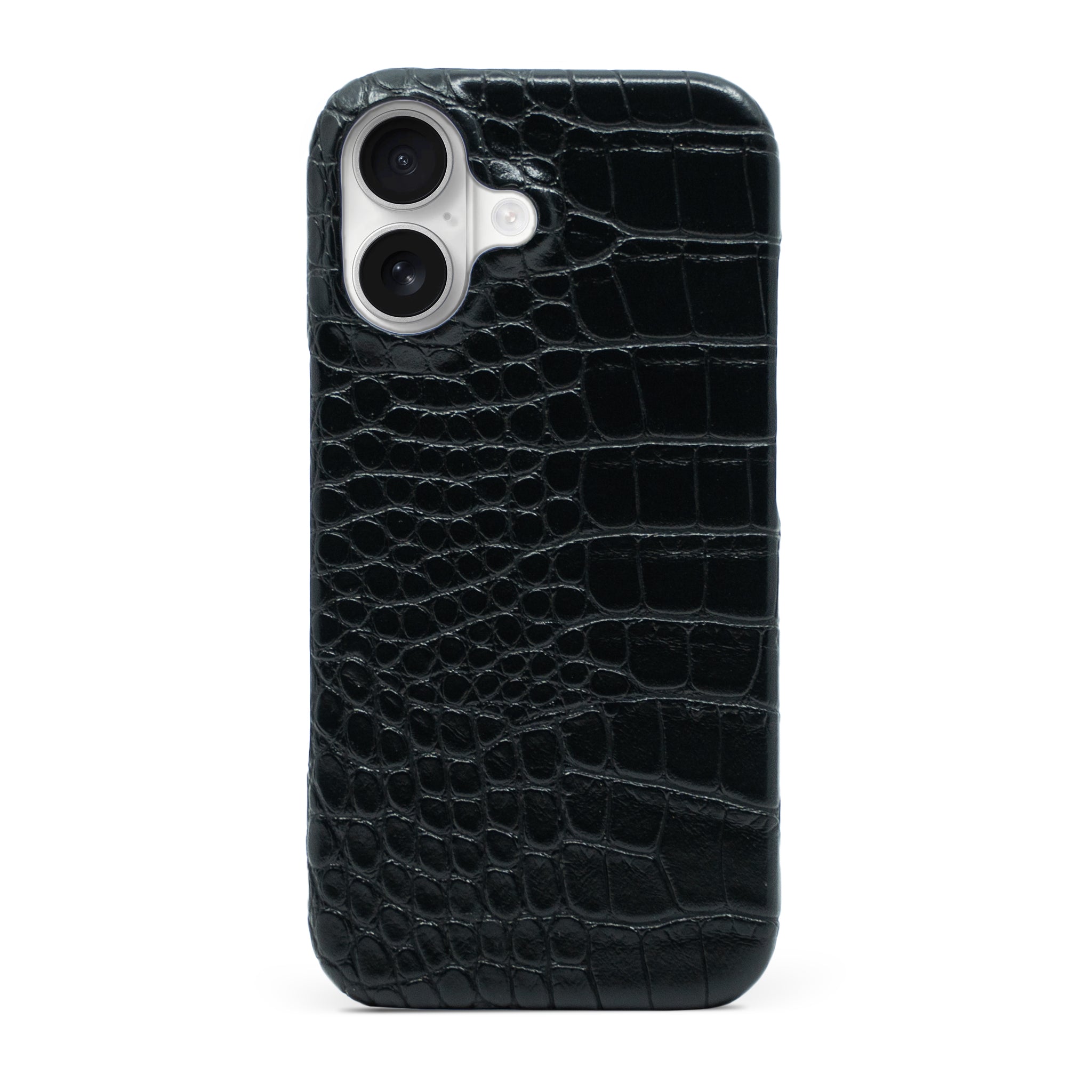 Black Crocodile iPhone Case