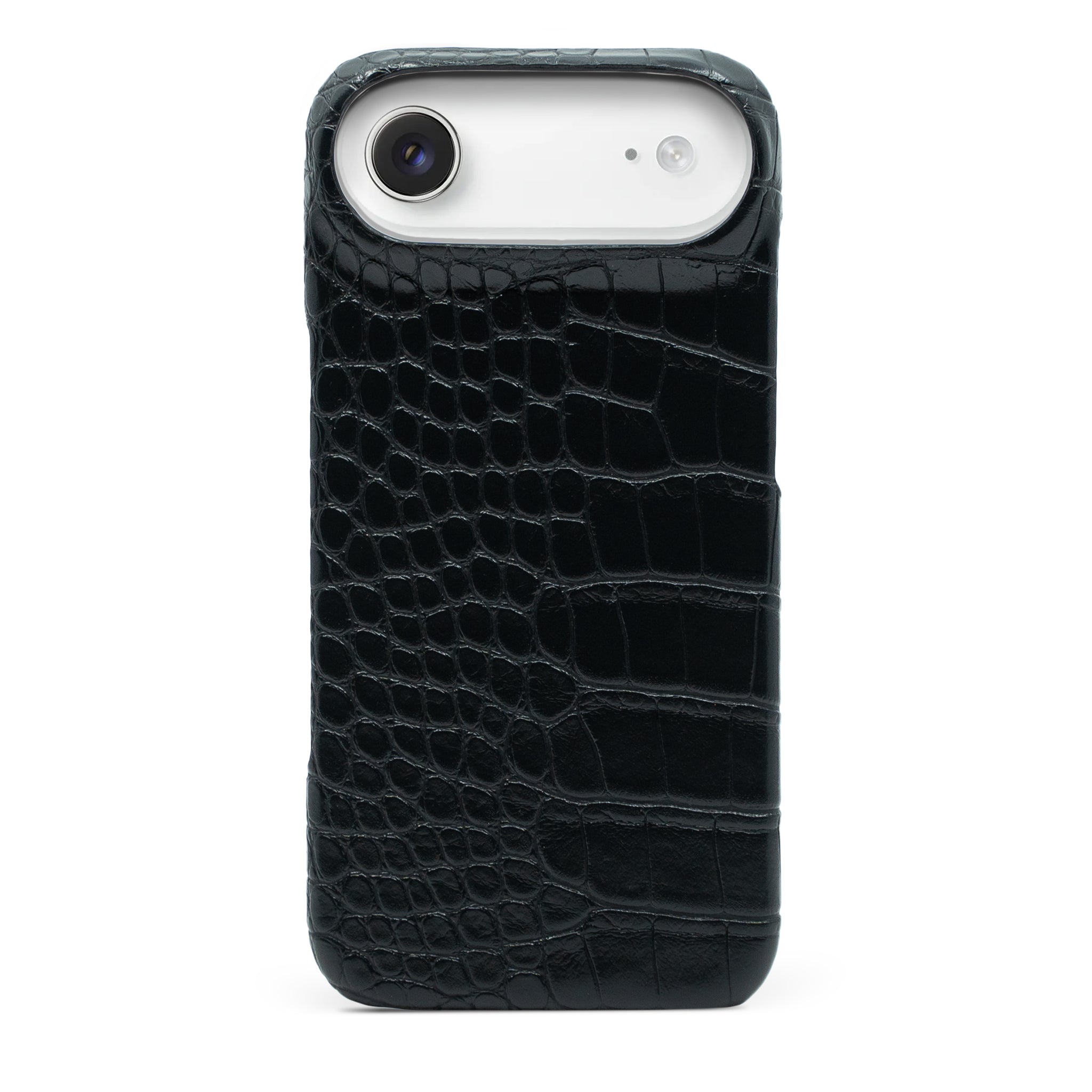 Black Crocodile iPhone Case