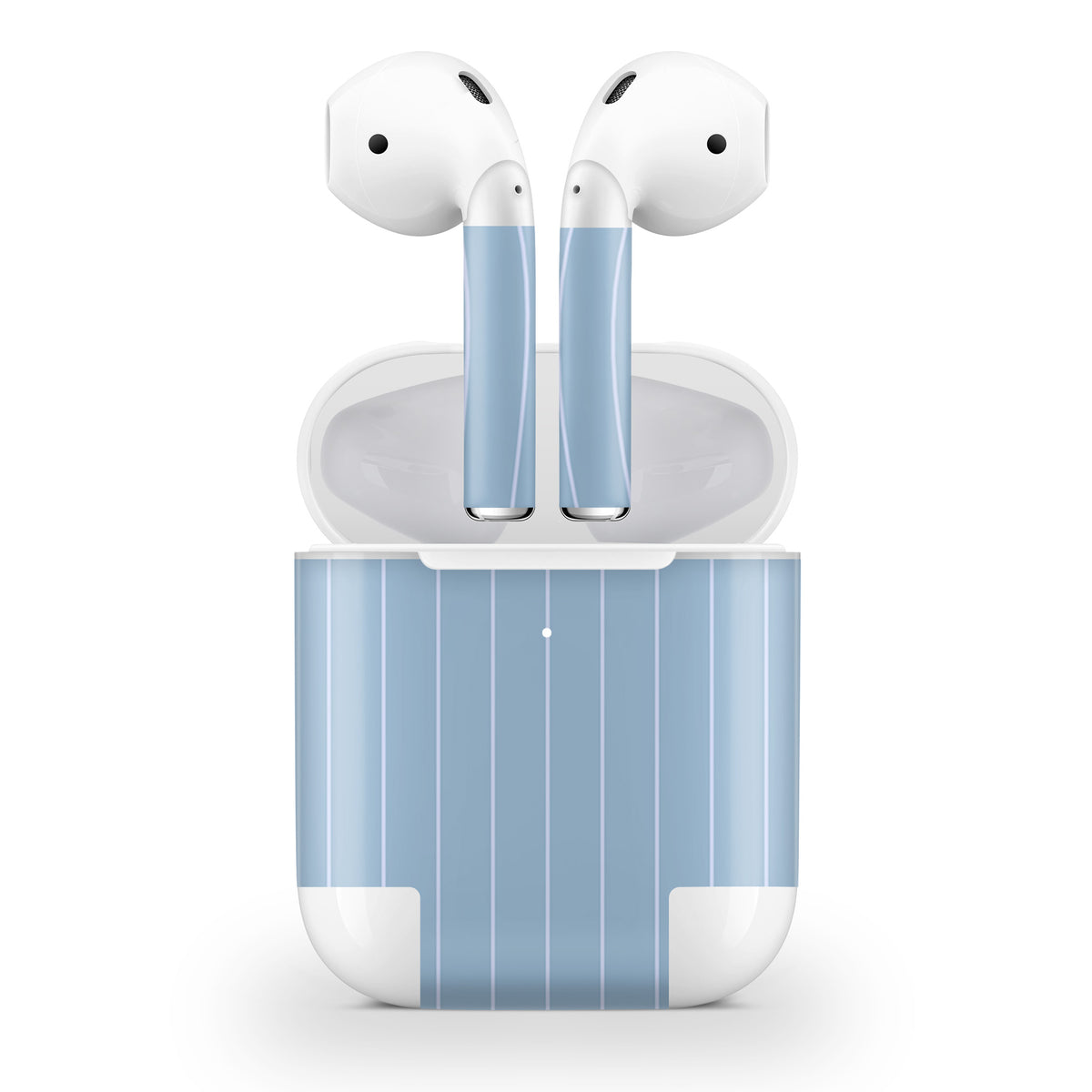 Blue Fine Line AirPods Skin
