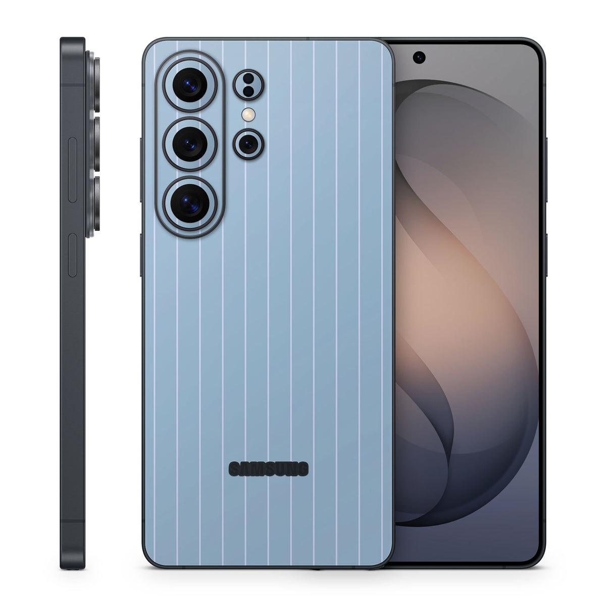 Blue Fine Line Samsung Galaxy Skin + Case