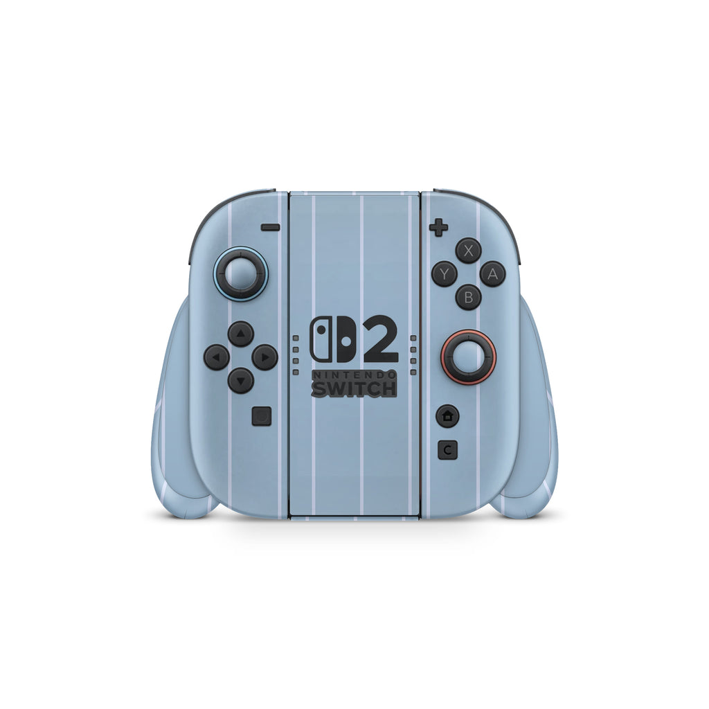 Blue Fine Line Nintendo Switch 2 Skin