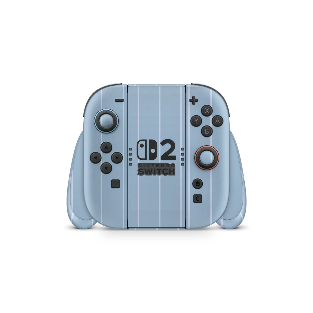 Blue Fine Line Nintendo Switch 2 Skin