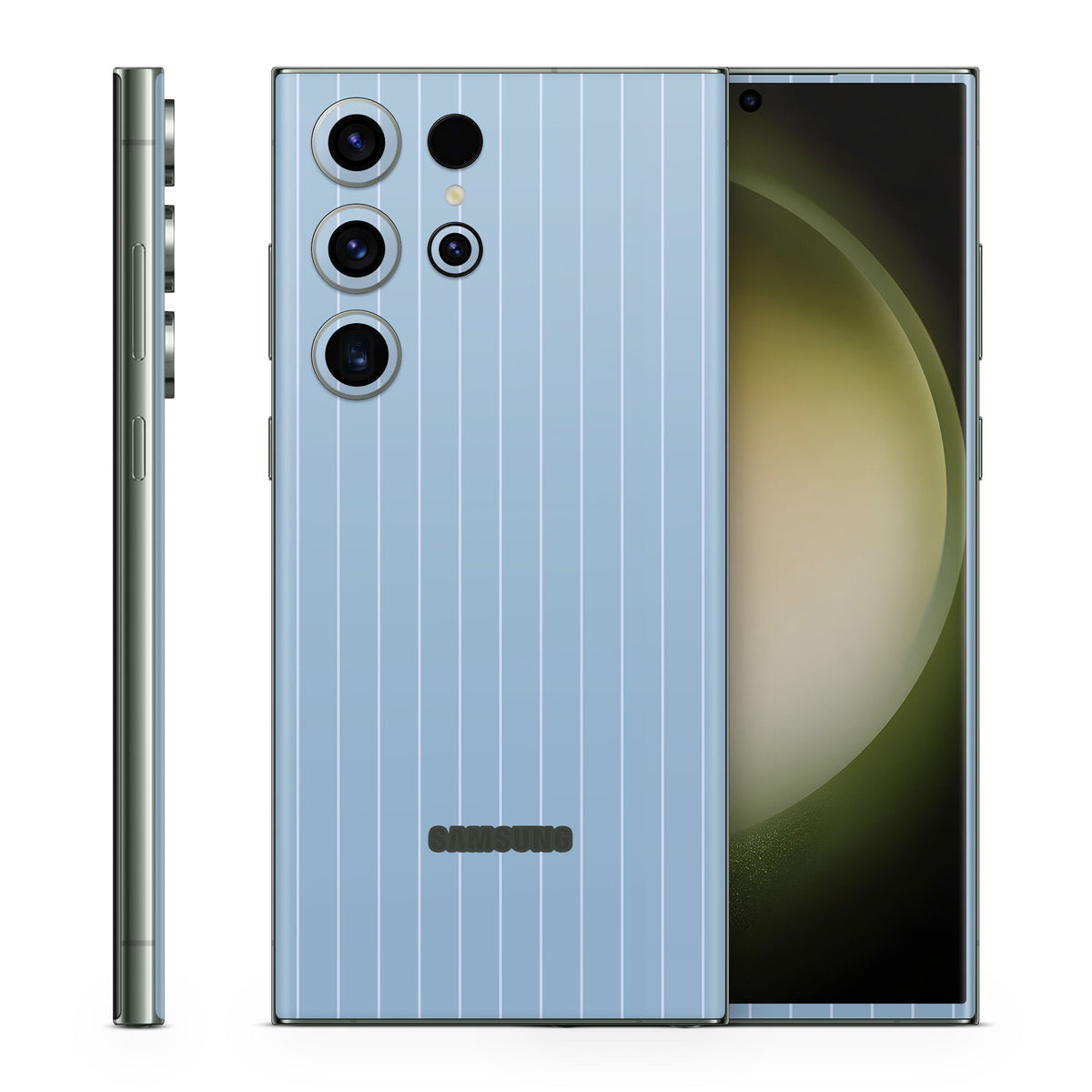 Blue Fine Line Samsung Galaxy Skin + Case