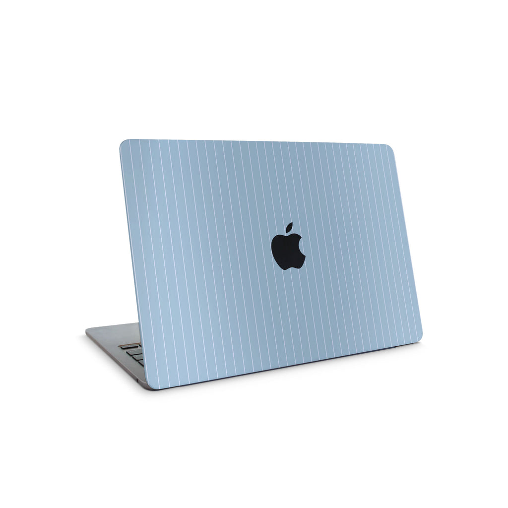 Blue Fine Line MacBook Skin + Case