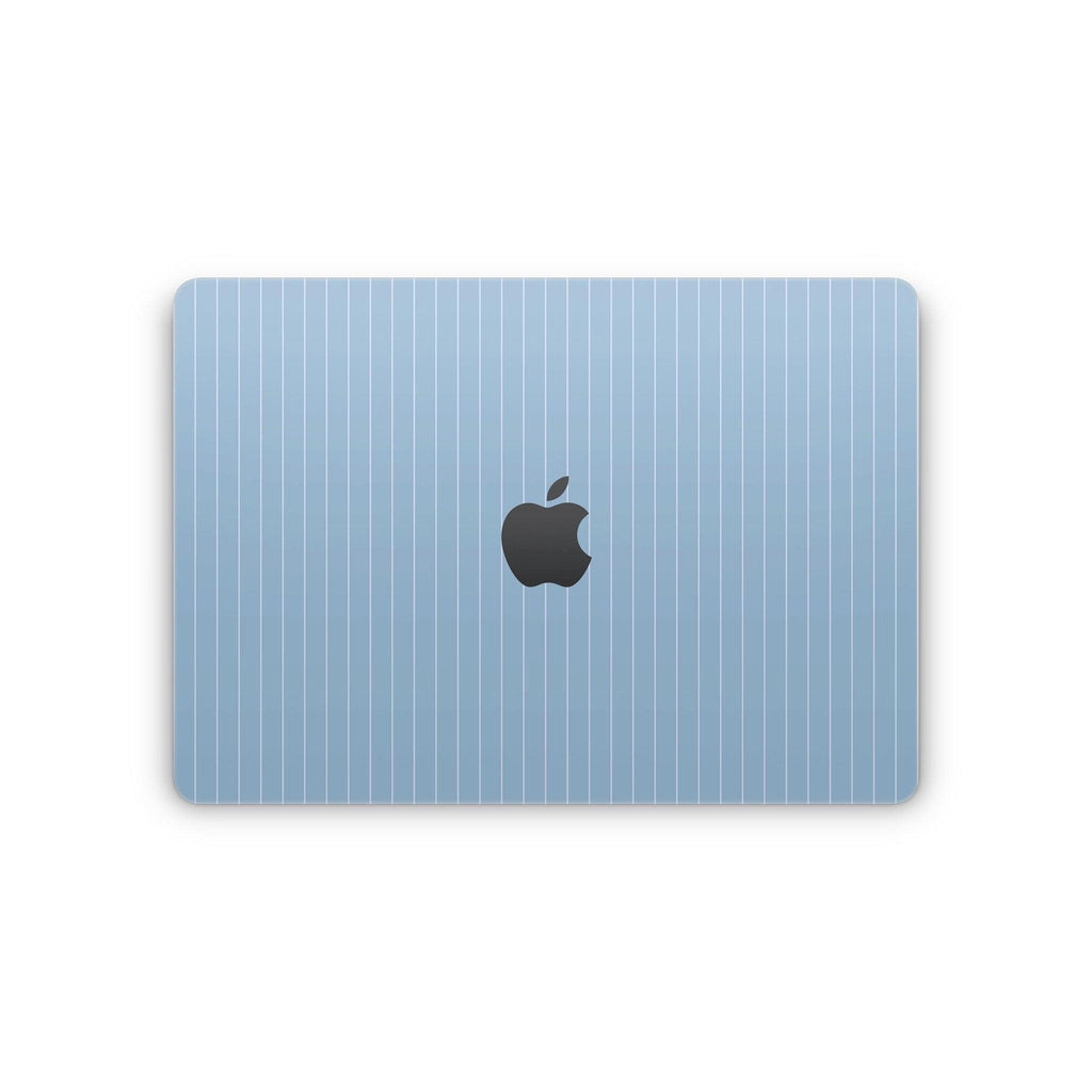Blue Fine Line MacBook Skin + Case
