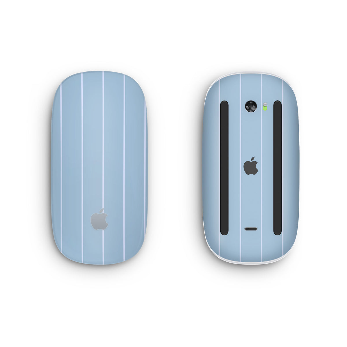 Blue Fine Line Magic Mouse Skin