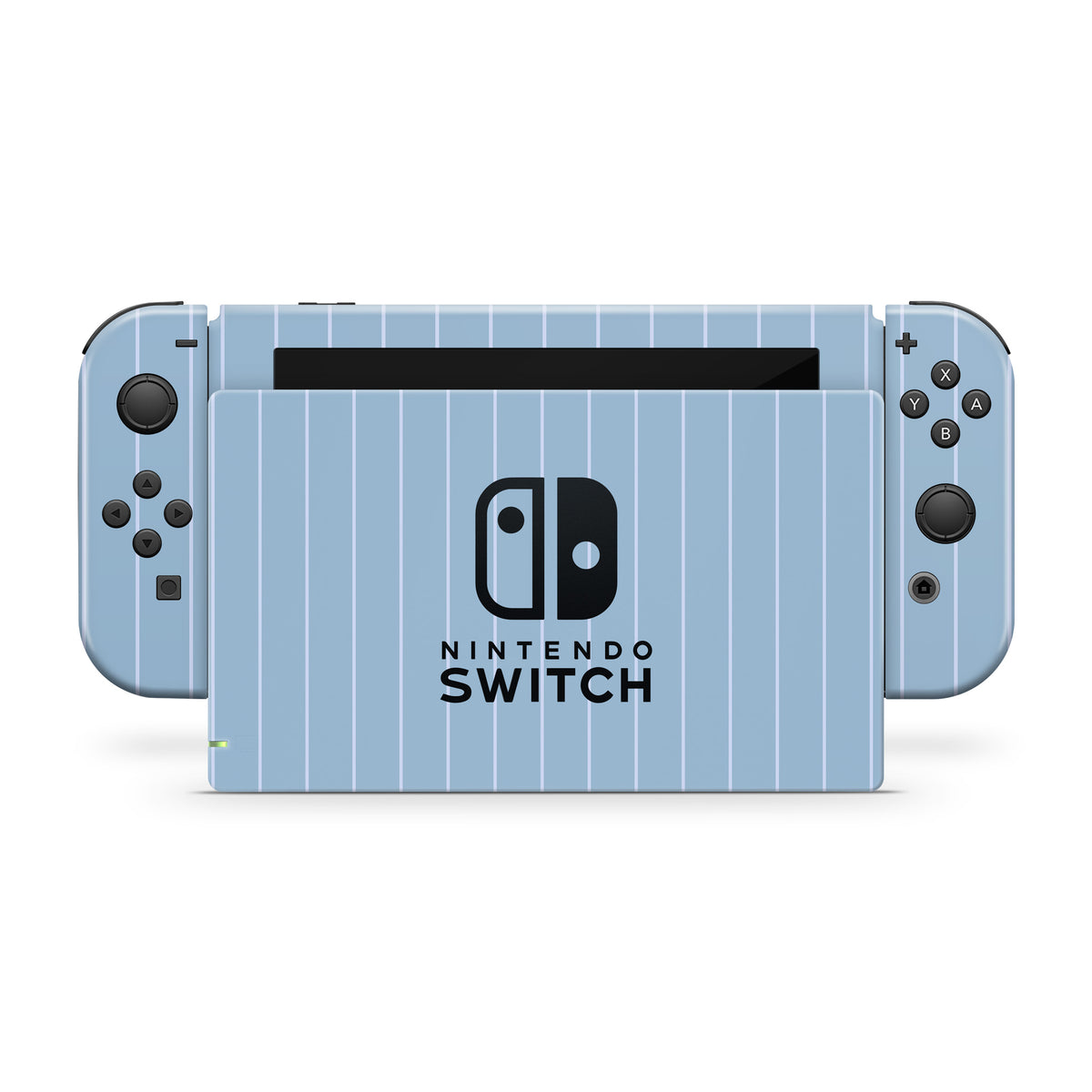 Blue Fine Line Nintendo Switch Skin