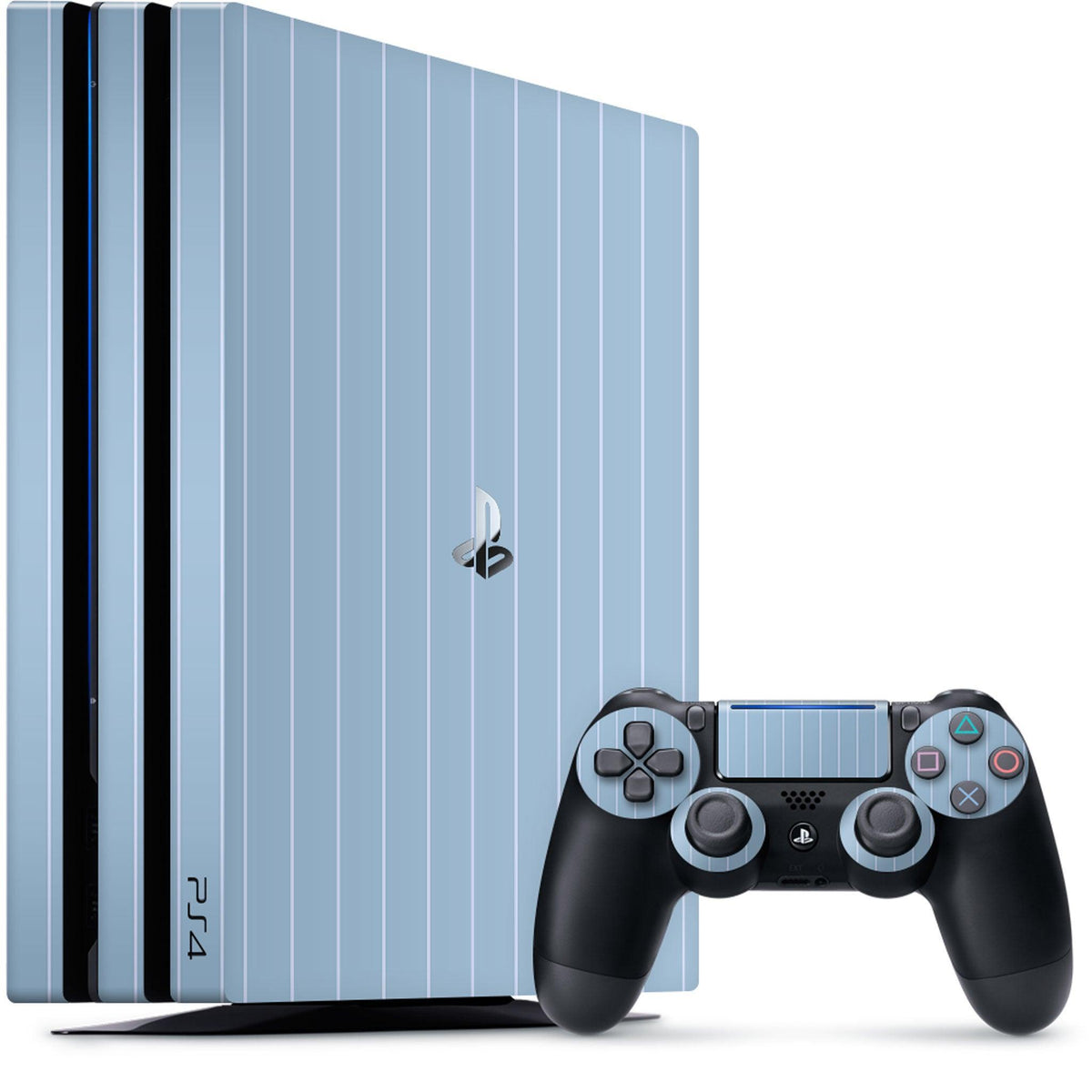 Blue Fine Line Playstation 4 Pro Skin