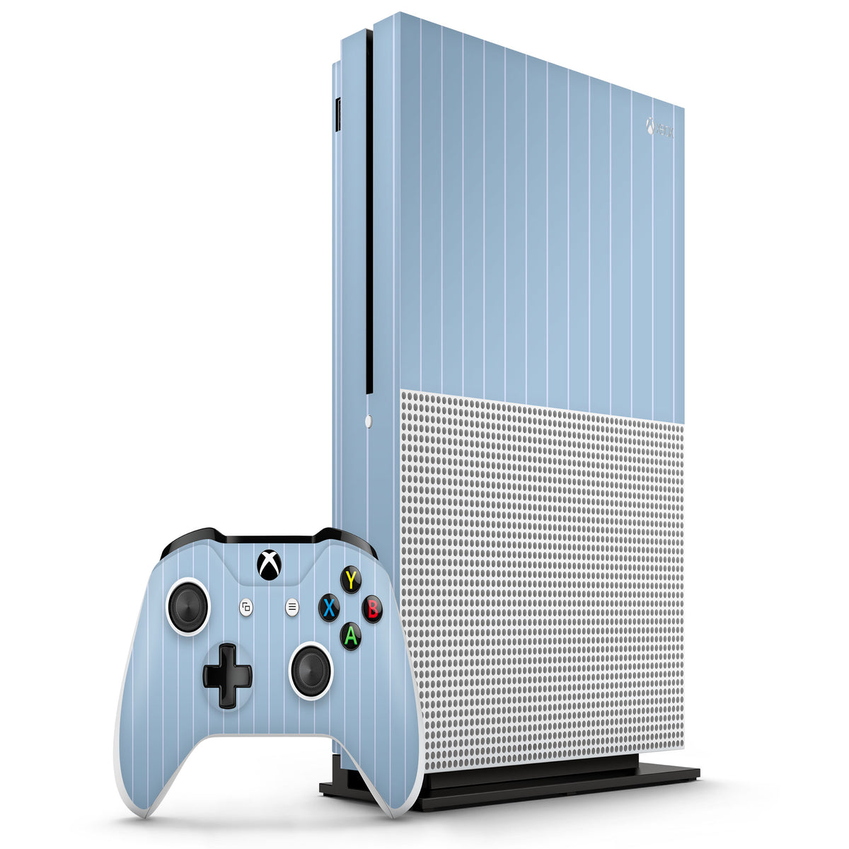 Blue Fine Line Xbox One S Skin