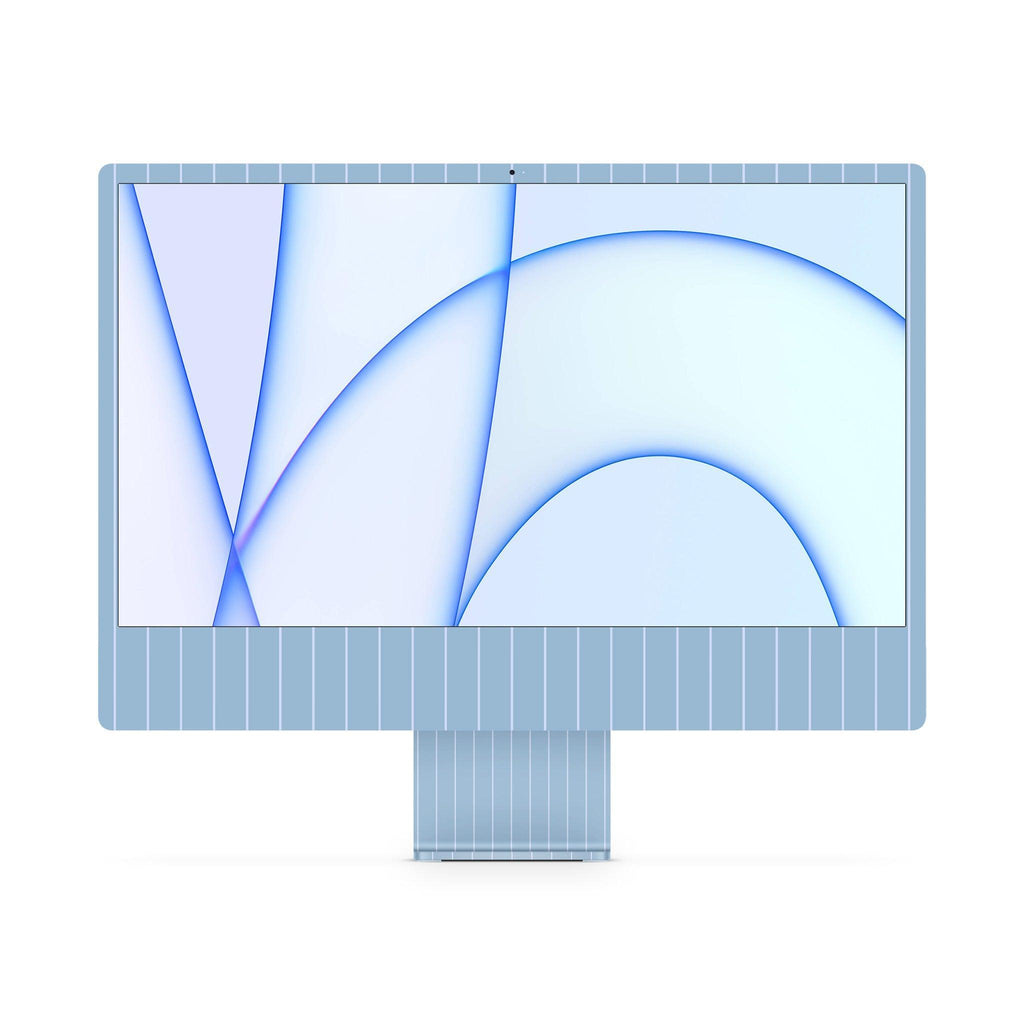 Blue Fine Line iMac Skin