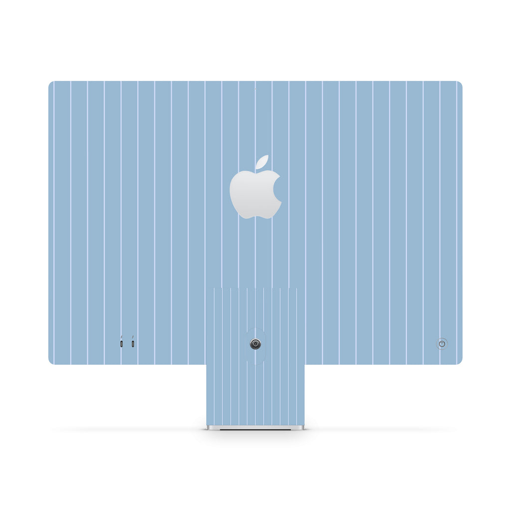 Blue Fine Line iMac Skin