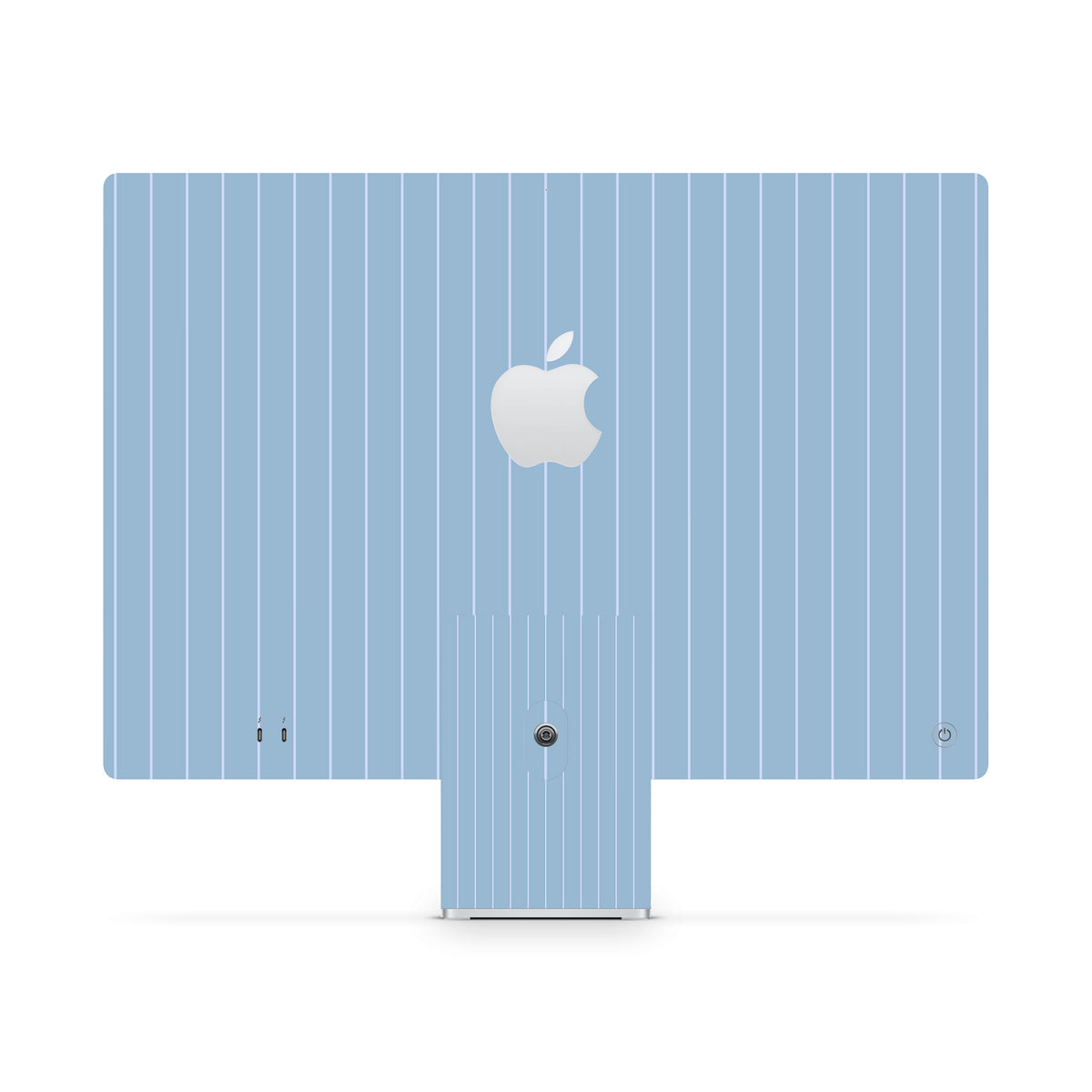 Blue Fine Line iMac Skin