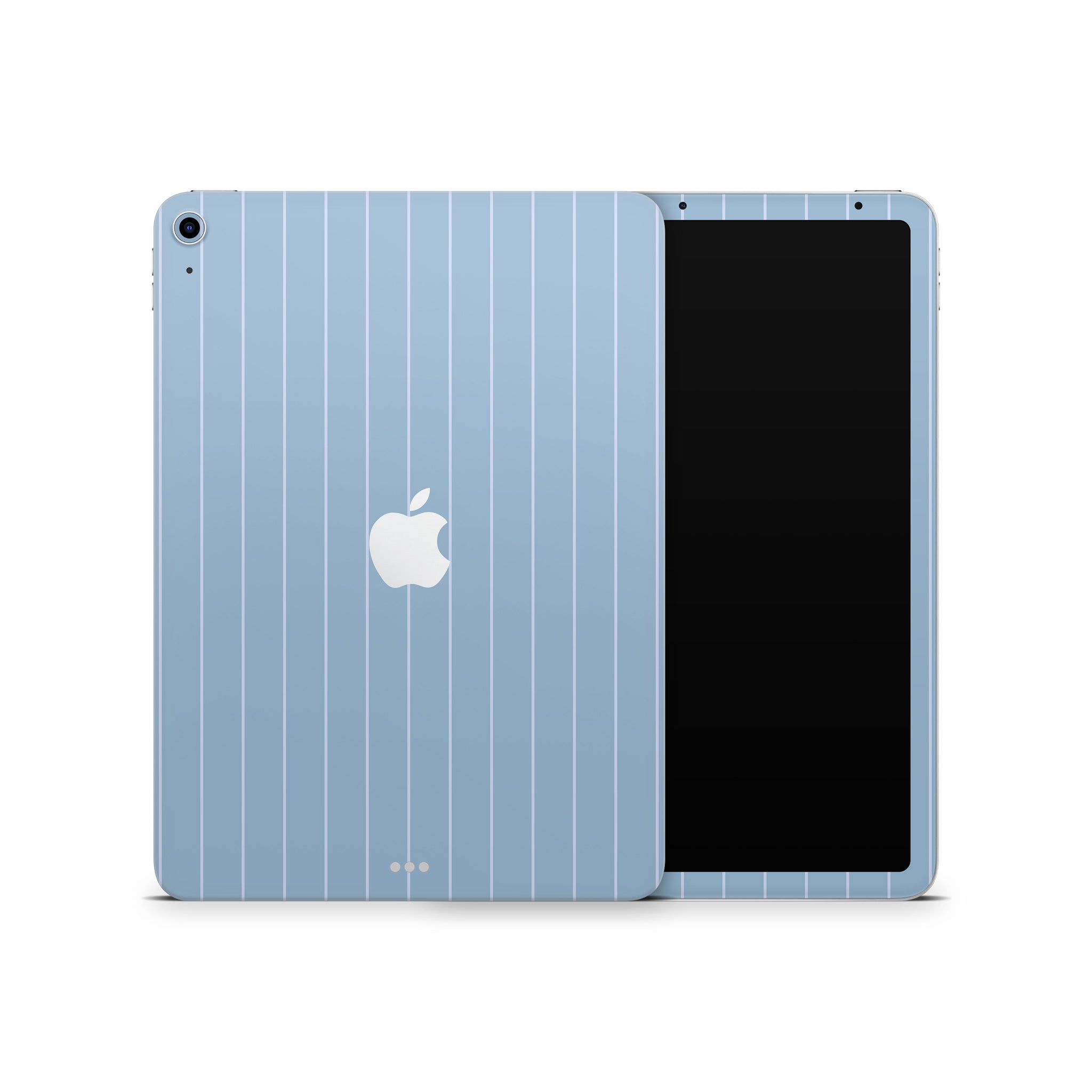 Blue Fine Line iPad Skin + Case