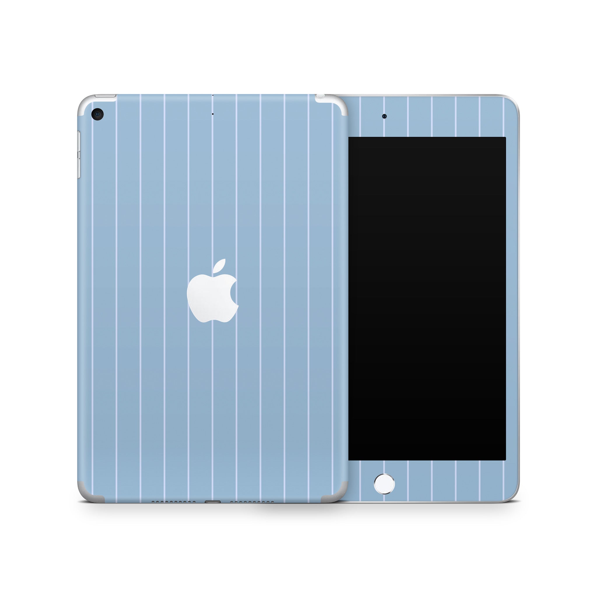 Blue Fine Line iPad Skin + Case