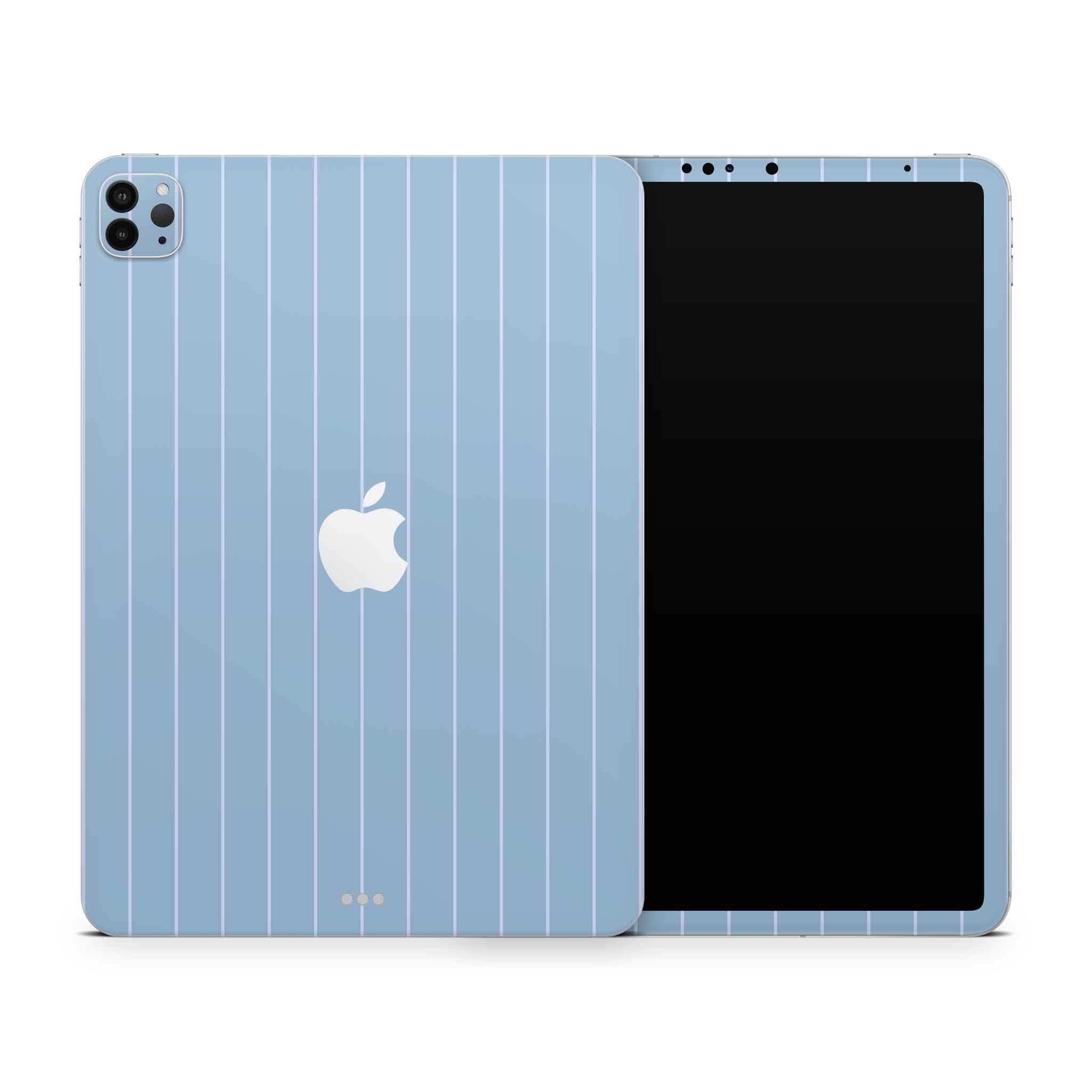 Blue Fine Line iPad Skin + Case