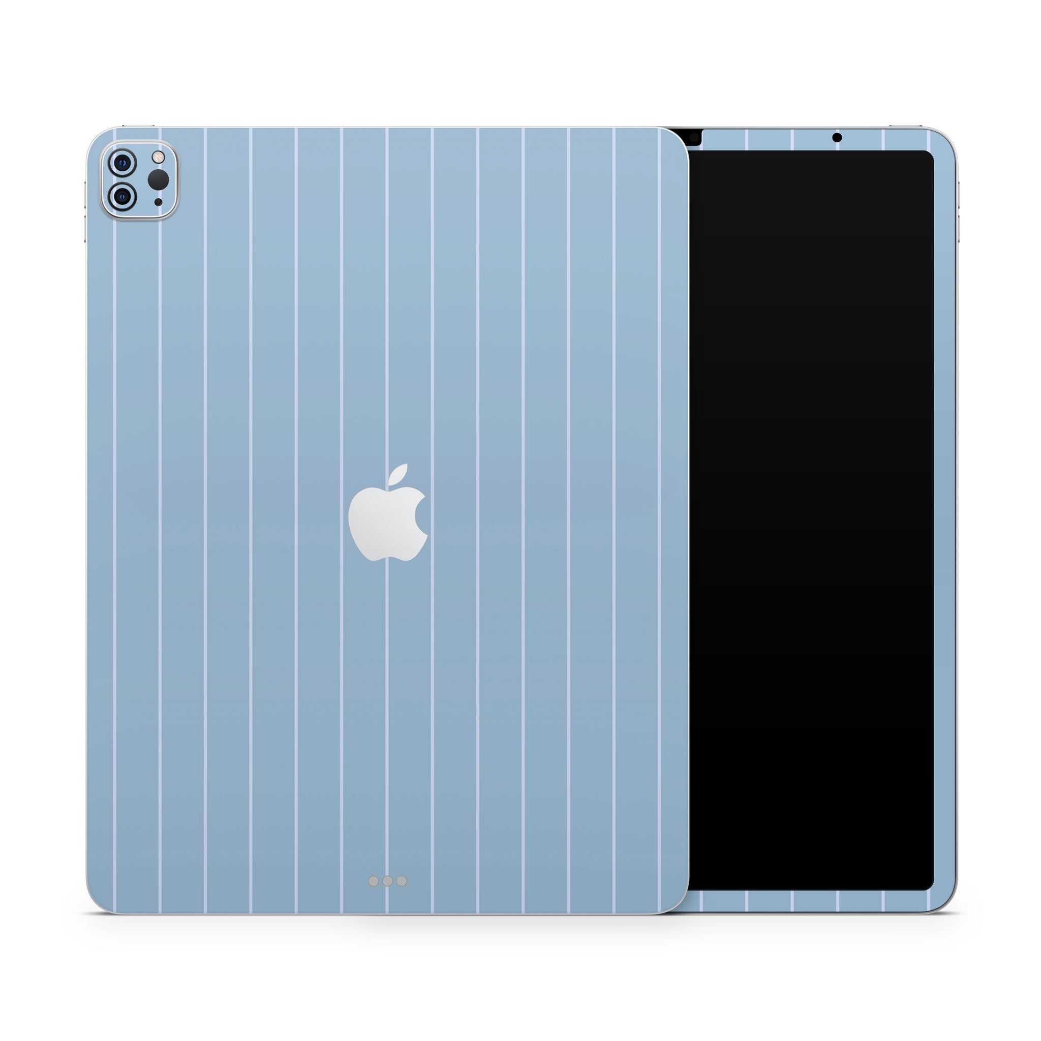 Blue Fine Line iPad Skin + Case