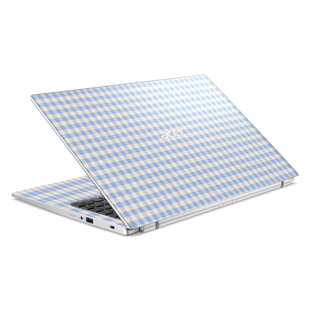 Blue Gingham Acer Aspire Skin