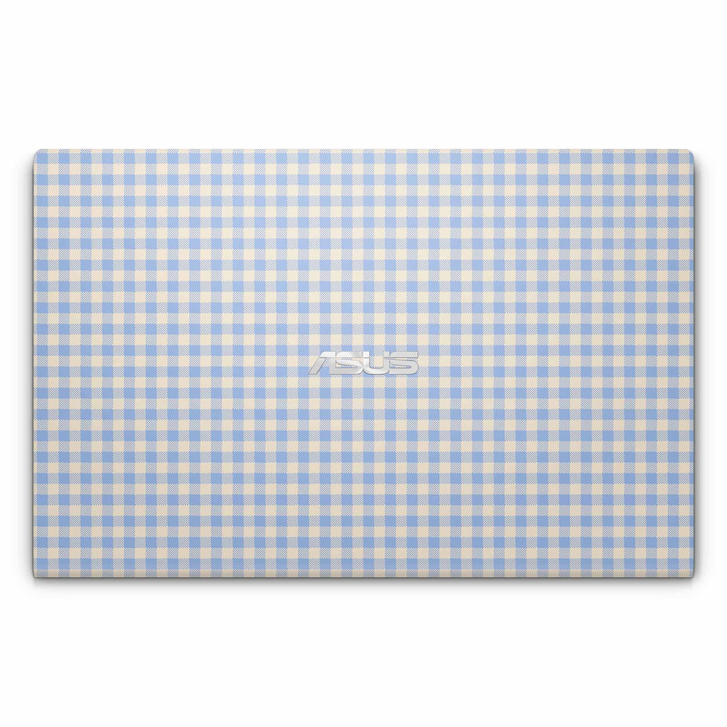 Blue Gingham Asus VivoBook Skin