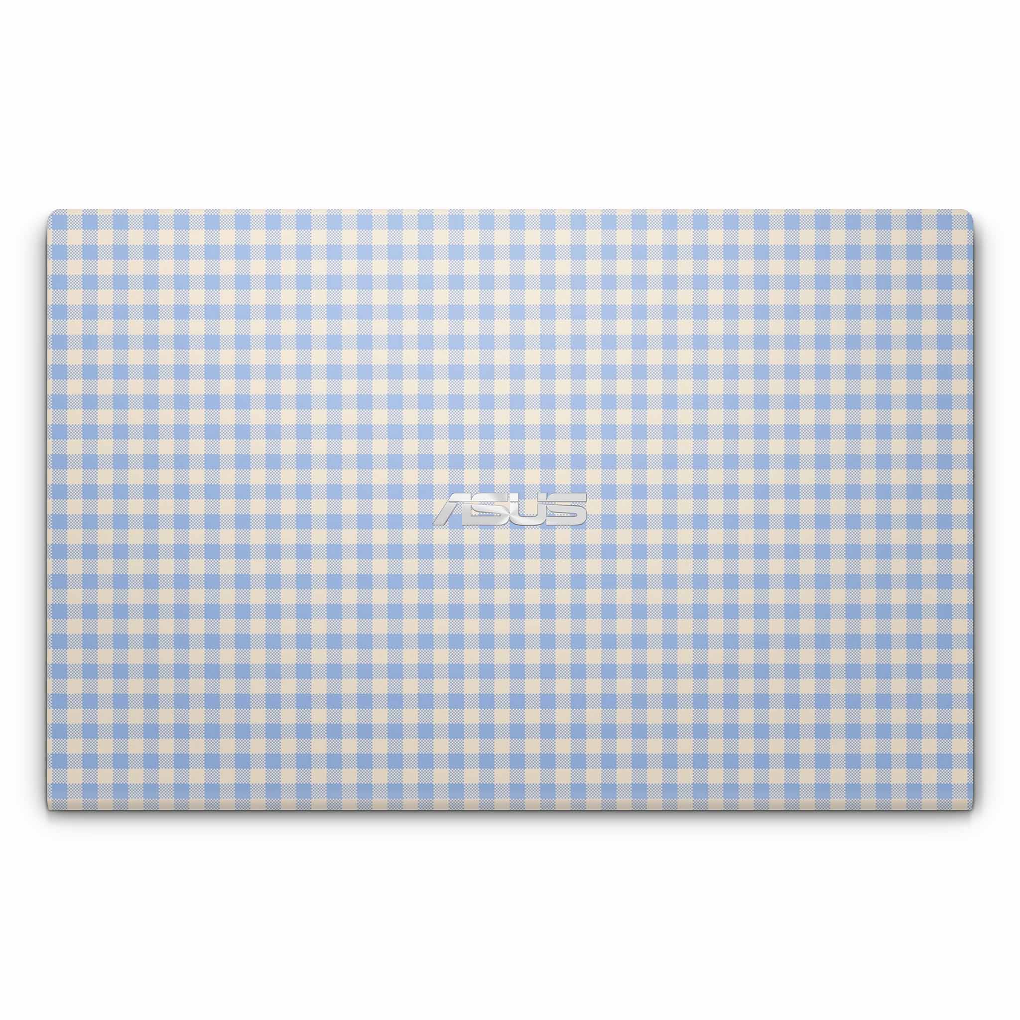 Blue Gingham Asus VivoBook Skin
