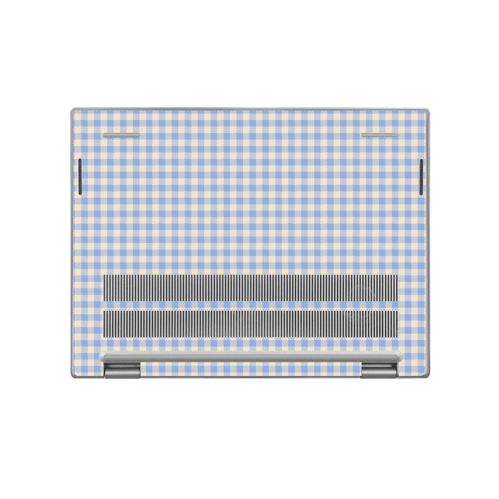 Blue Gingham Inspiron Skin