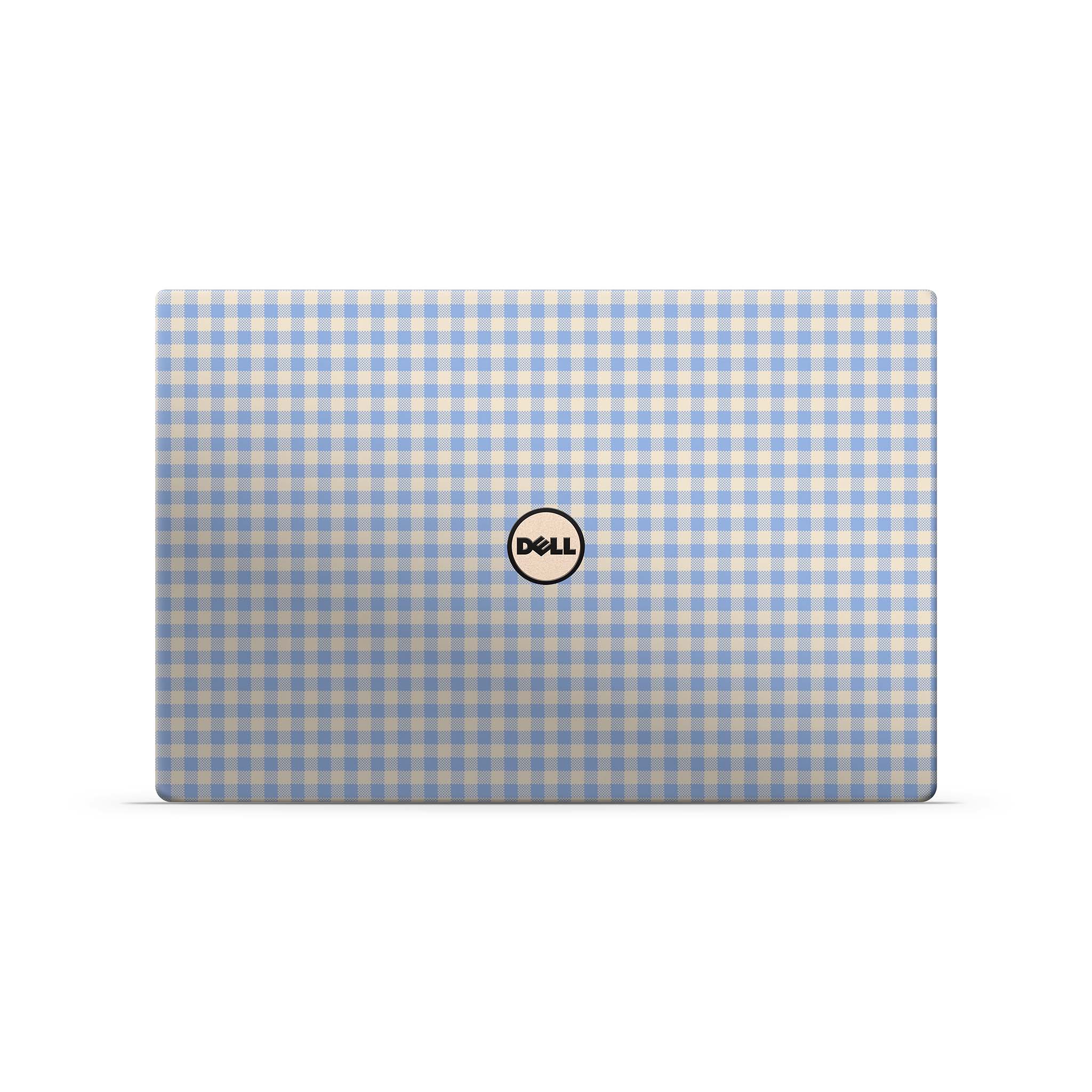 Blue Gingham Inspiron Skin