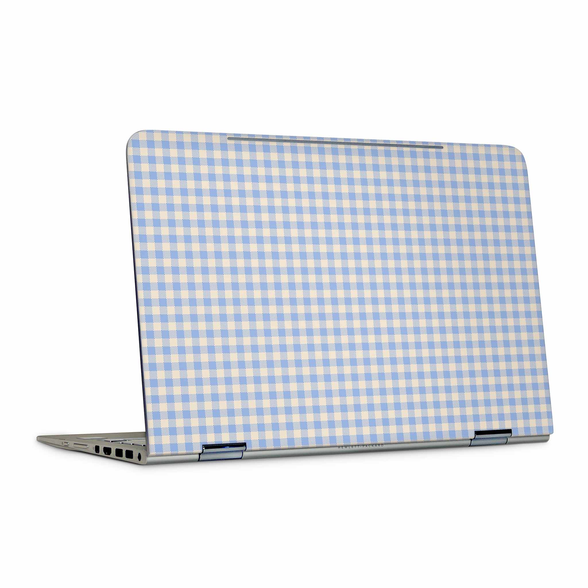 Blue Gingham HP Spectre Skin