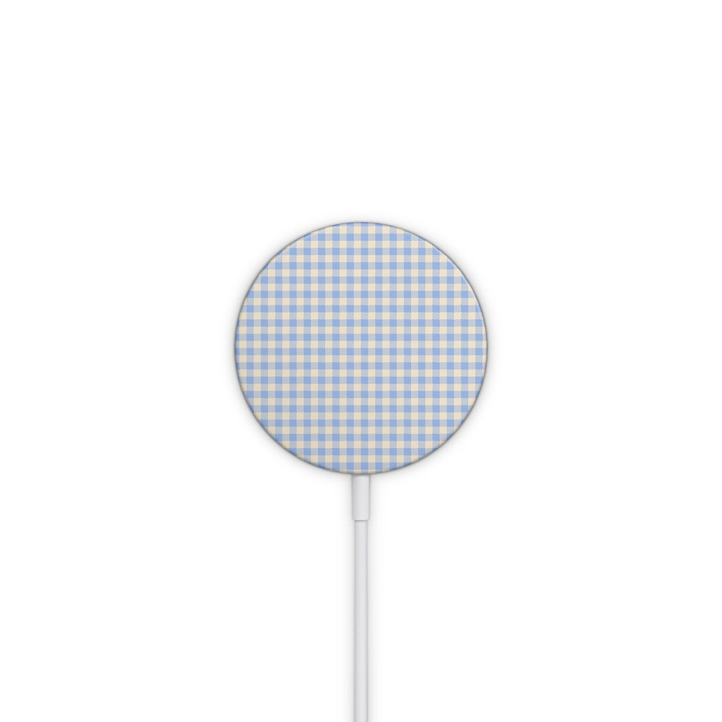 Blue Gingham MagSafe Skin