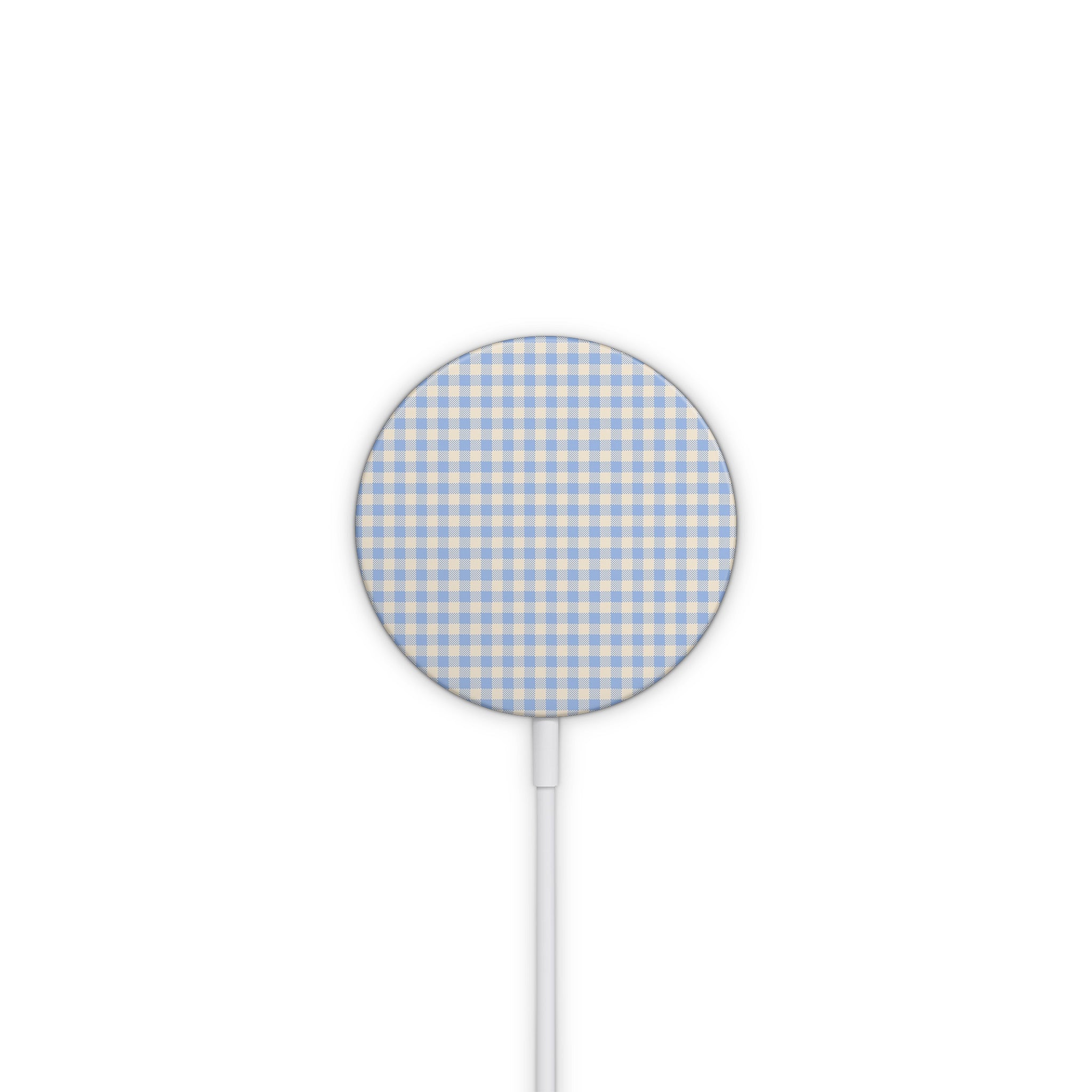 Blue Gingham MagSafe Skin